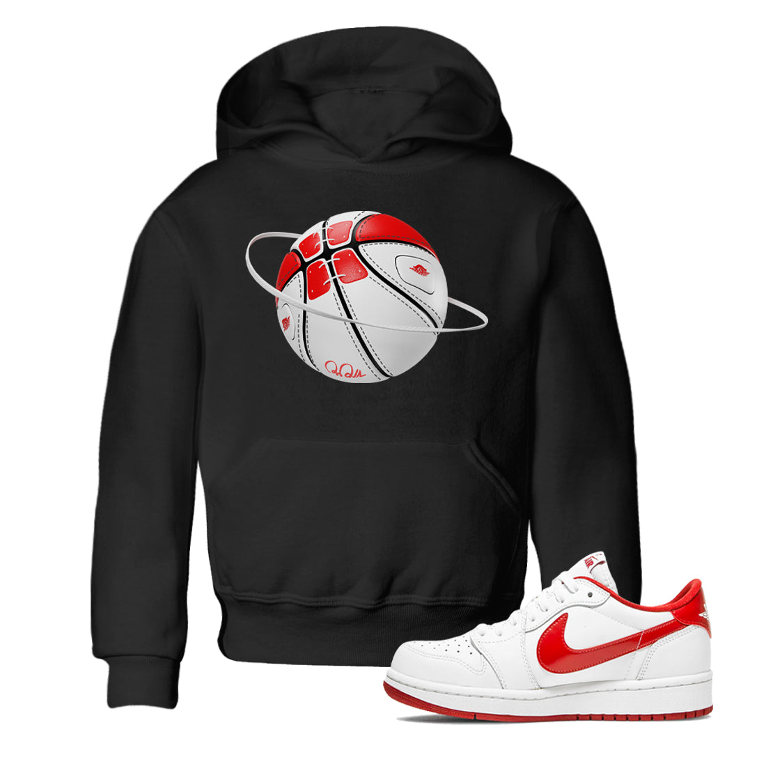 Basketball Planet snkmatch Tee Kids - Air Jordan 1 University Red