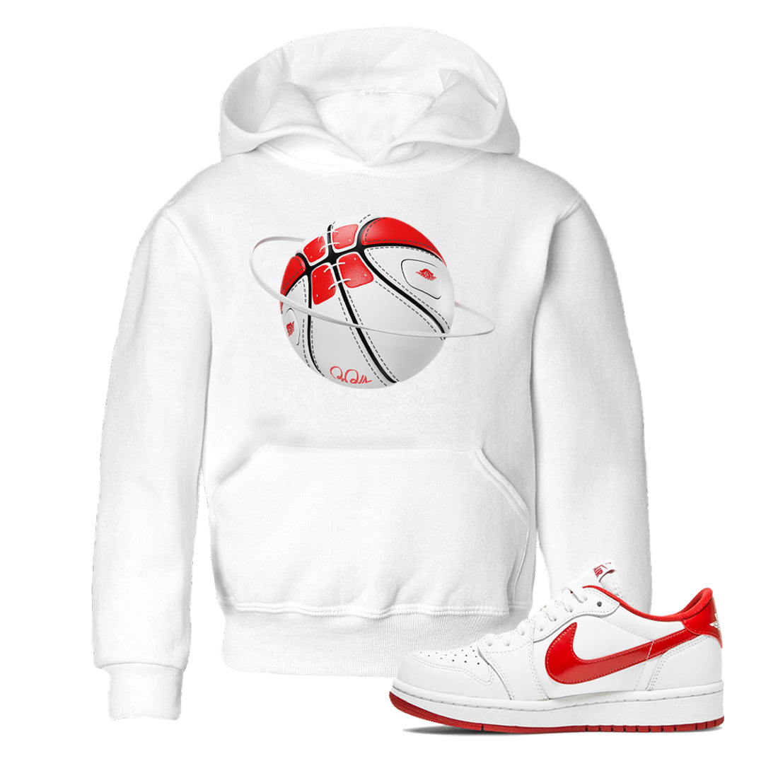 Basketball Planet snkmatch Tee Kids - Air Jordan 1 University Red