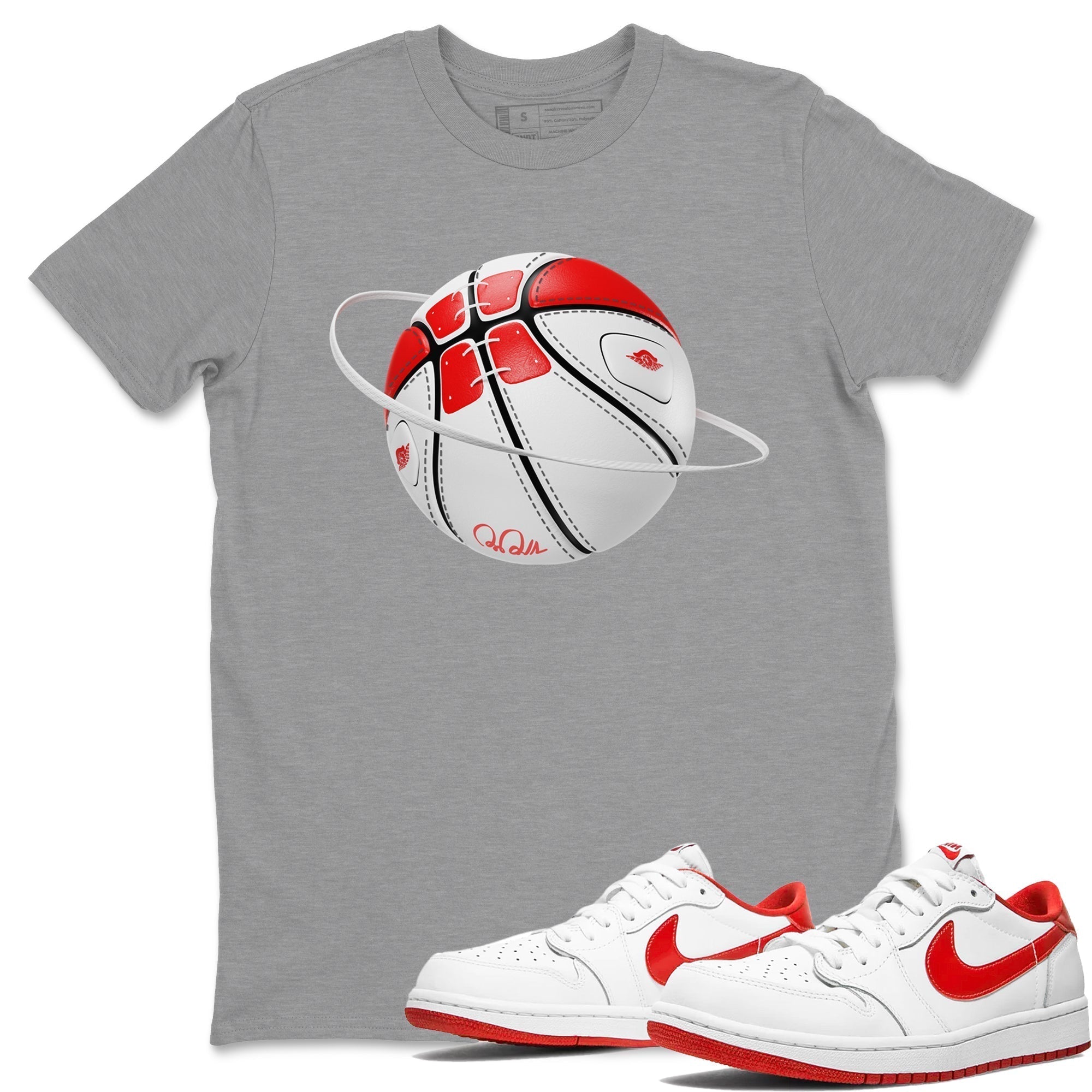 Basketball Planet snkmatch Tee - Air Jordan 1 University Red