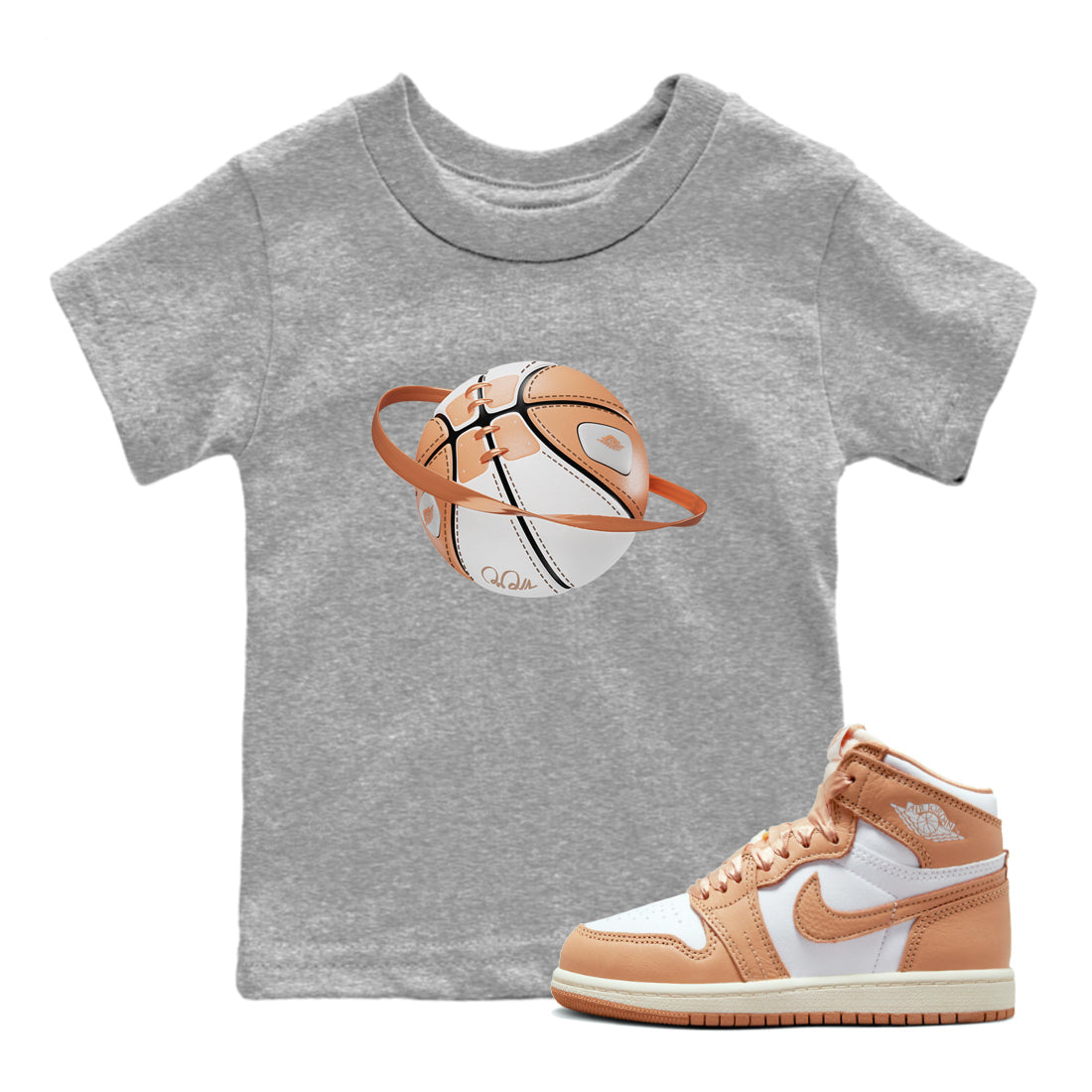 Basketball Planet snkmatch Tee Kids - Air Jordan 1 Praline