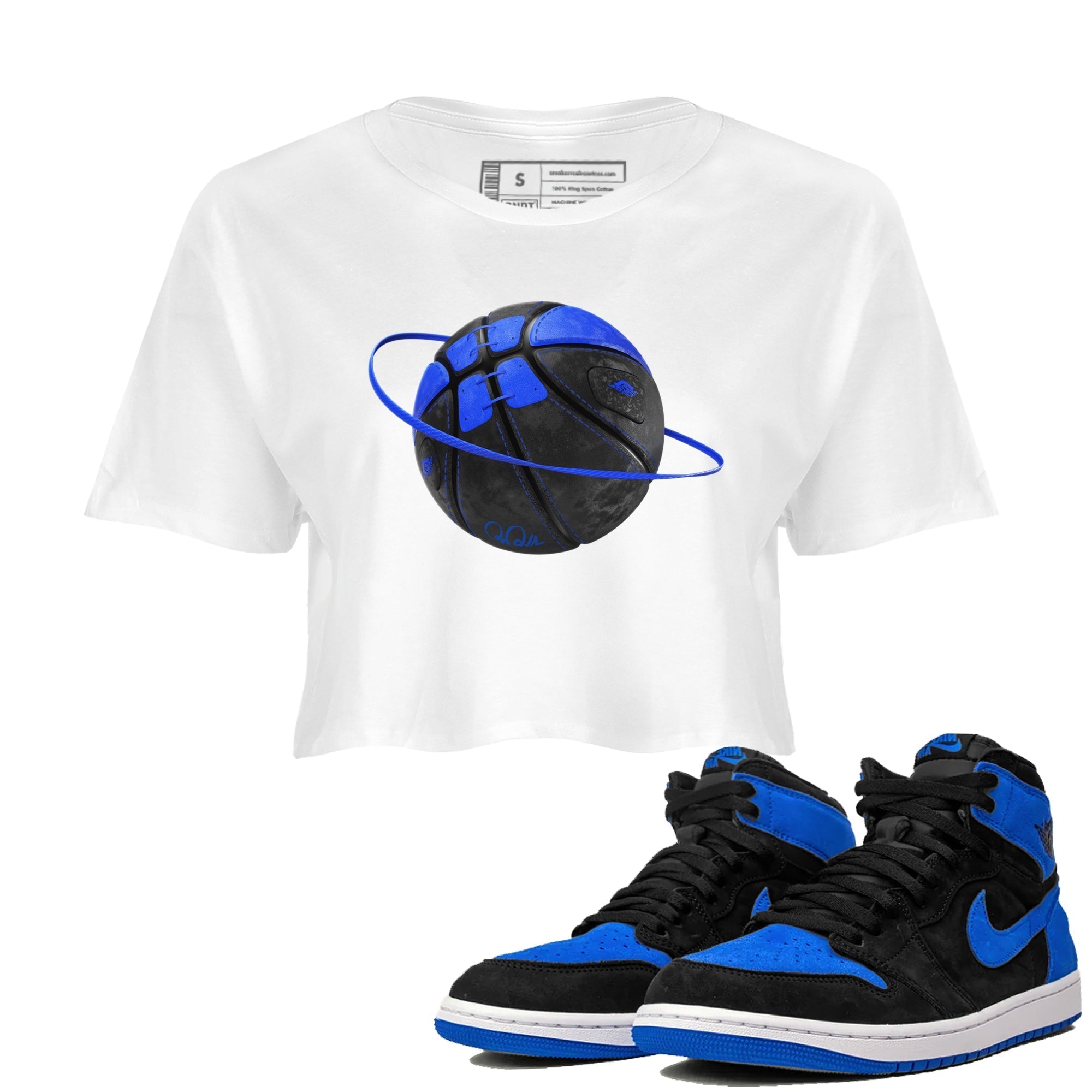 Basketball Planet snkmatch Women's Top - Air Jordan 1 Royal Reimagined