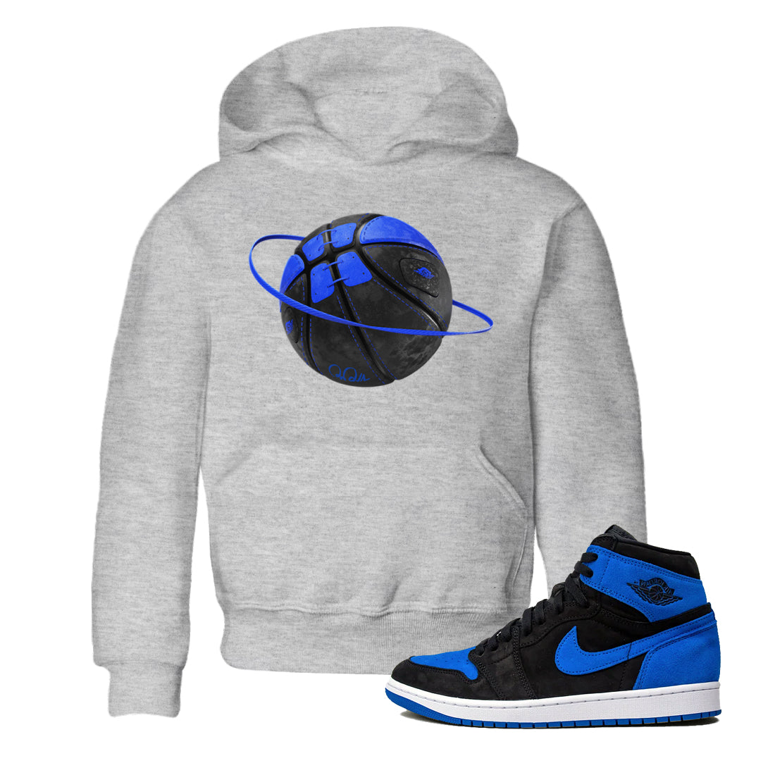 Basketball Planet snkmatch Tee Kids - Air Jordan 1 Royal Reimagined