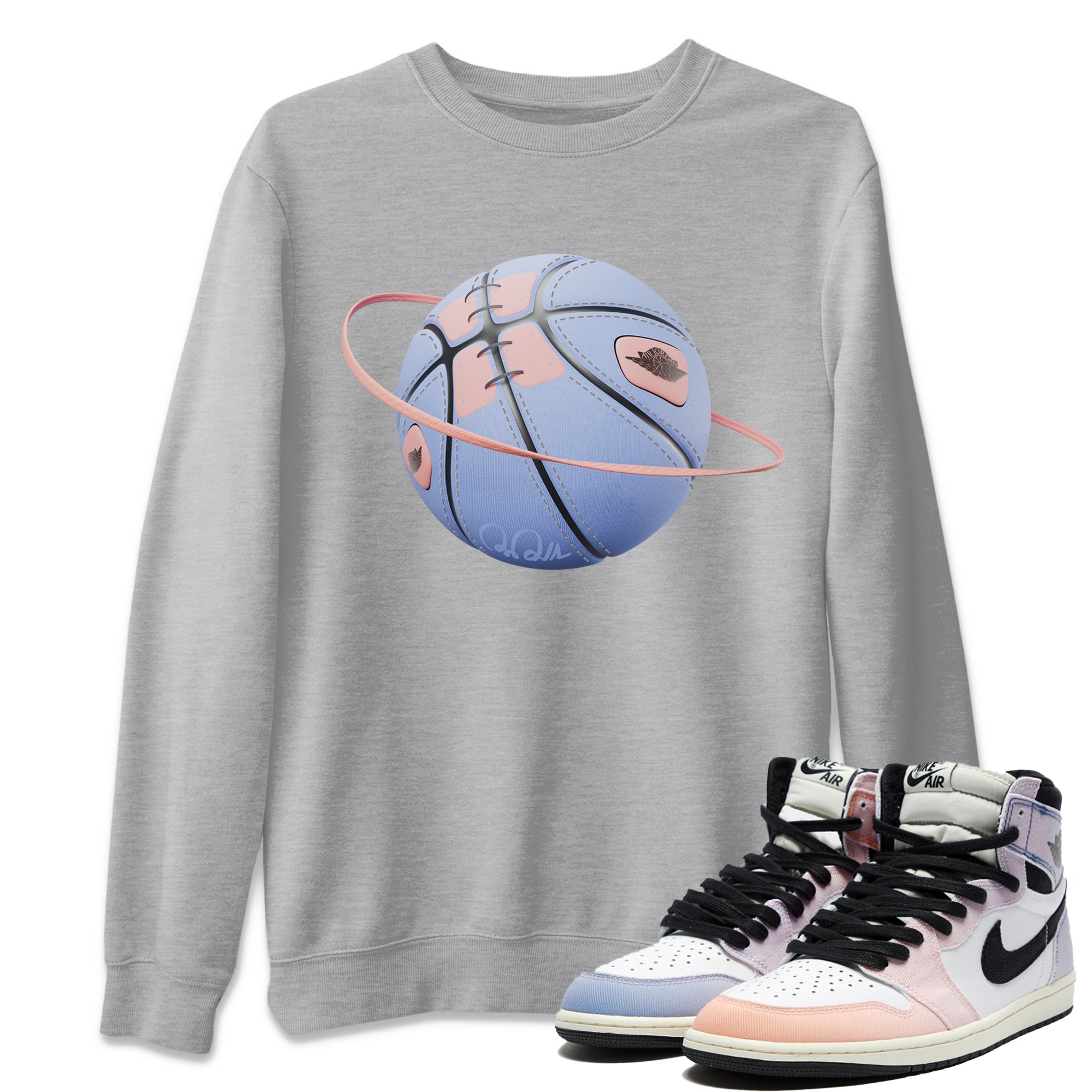 Basketball Planet Unisex Tops - Air Jordan 1 Skyline