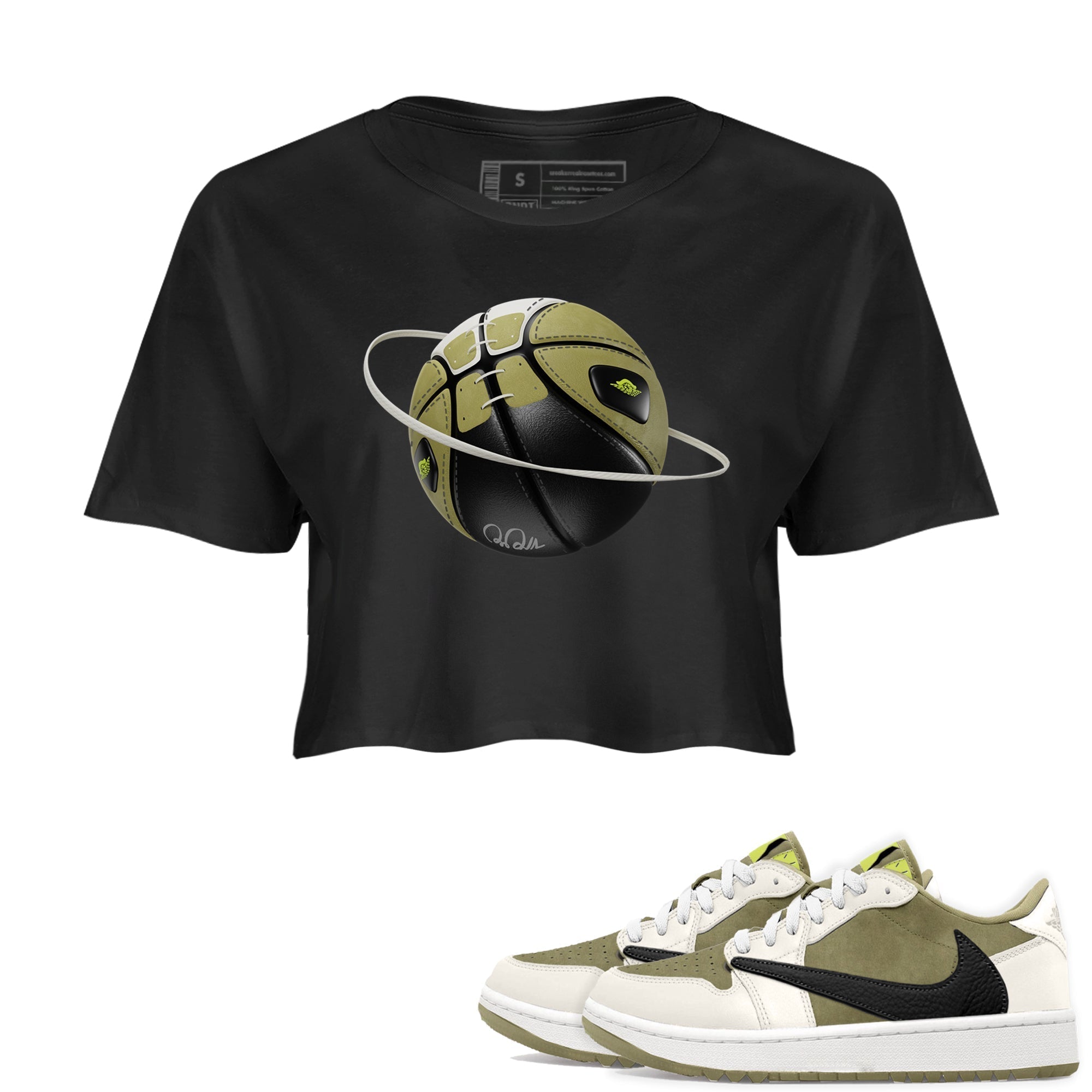 Basketball Planet snkmatch Women's Top - Air Jordan 1 Travis Scott Golf