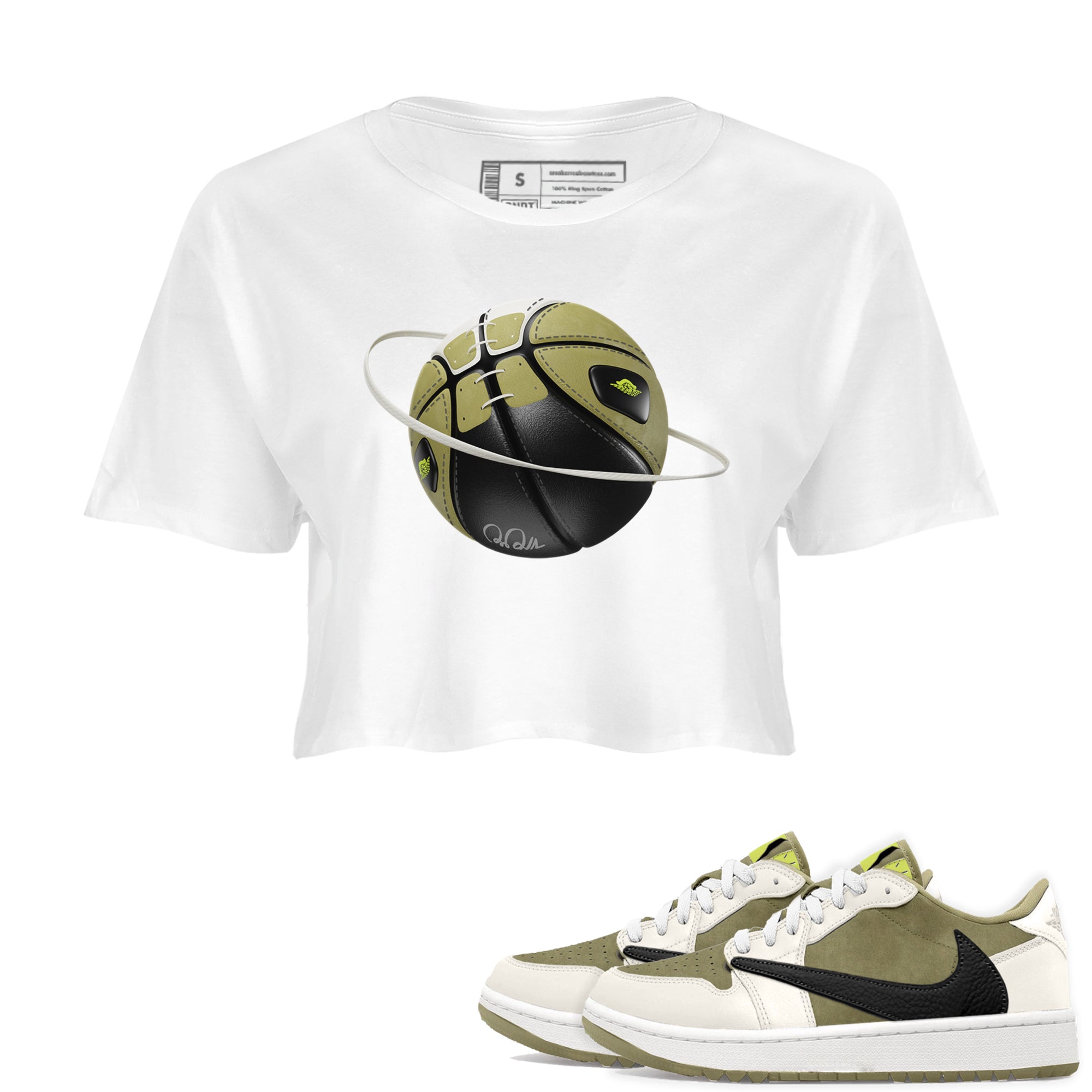 Basketball Planet snkmatch Women's Top - Air Jordan 1 Travis Scott Golf
