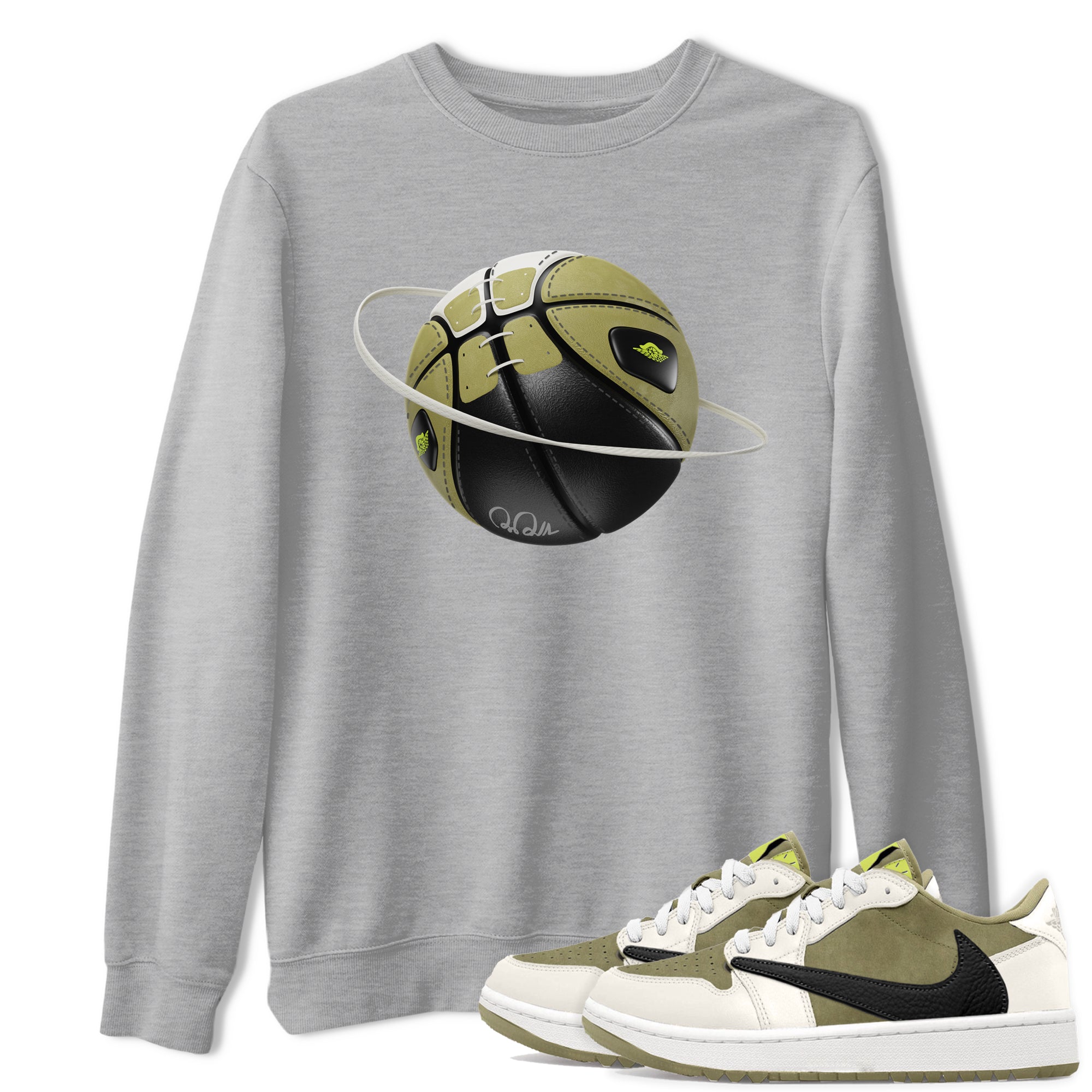 Basketball Planet snkmatch Tee - Air Jordan 1 Travis Scott Golf