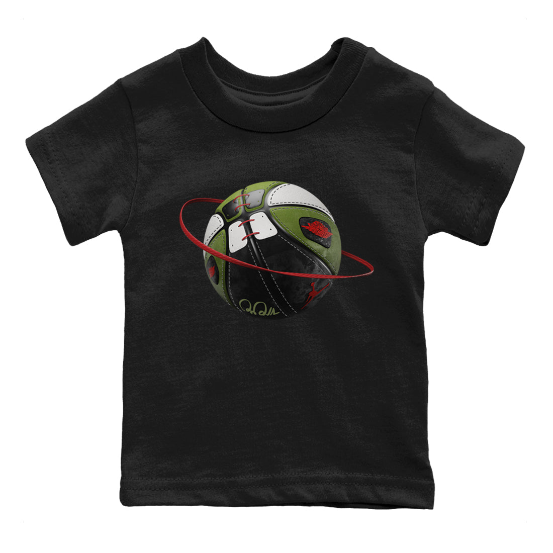 Basketball Planet Kids Tops - Air Jordan 1 Travis Scott Olive