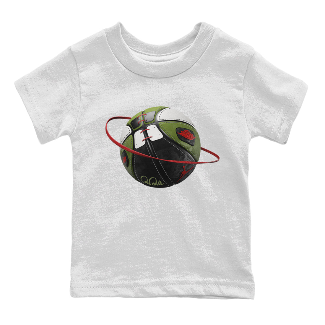 Basketball Planet Kids Tops - Air Jordan 1 Travis Scott Olive