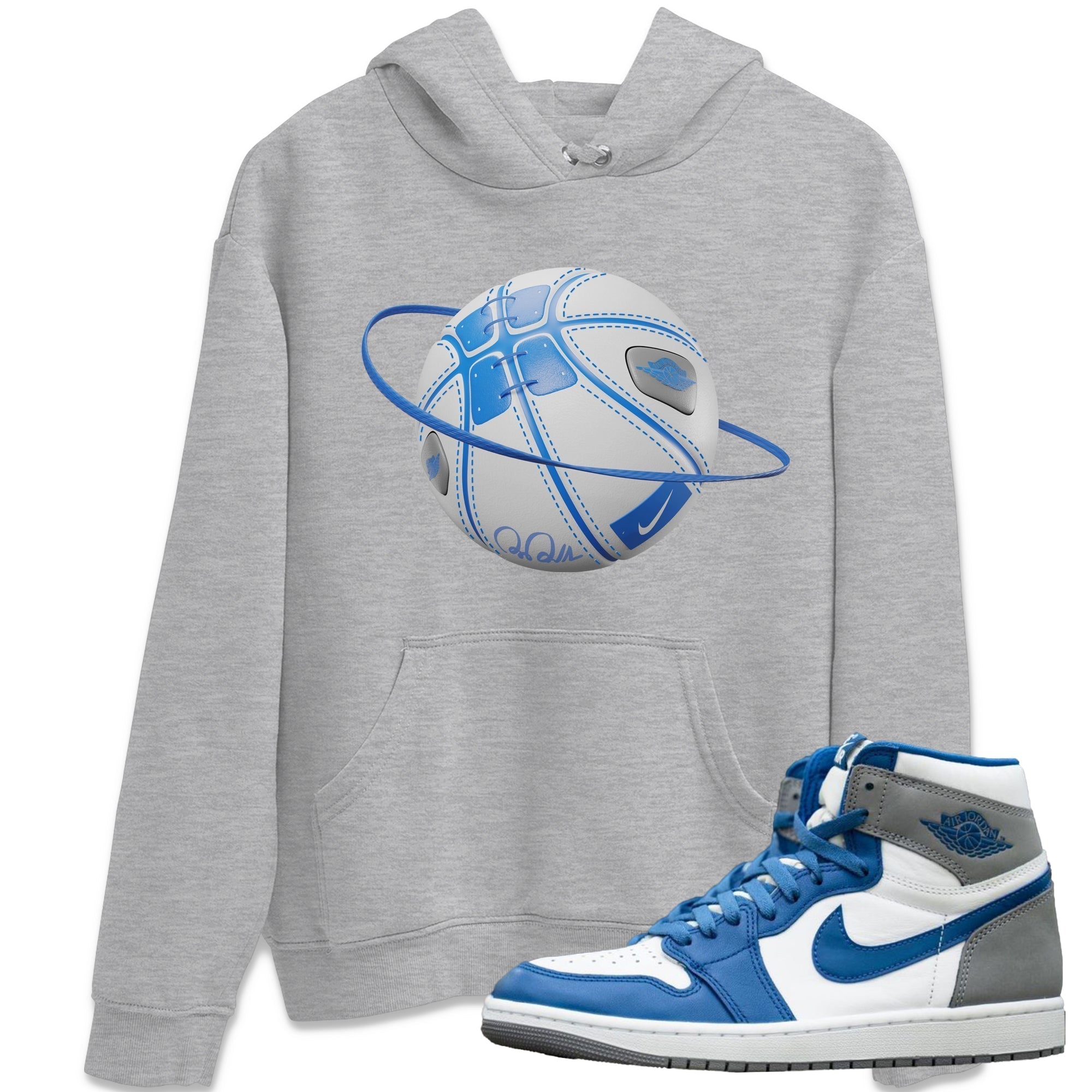 Basketball Planet Unisex Tops - Air Jordan 1 True Blue