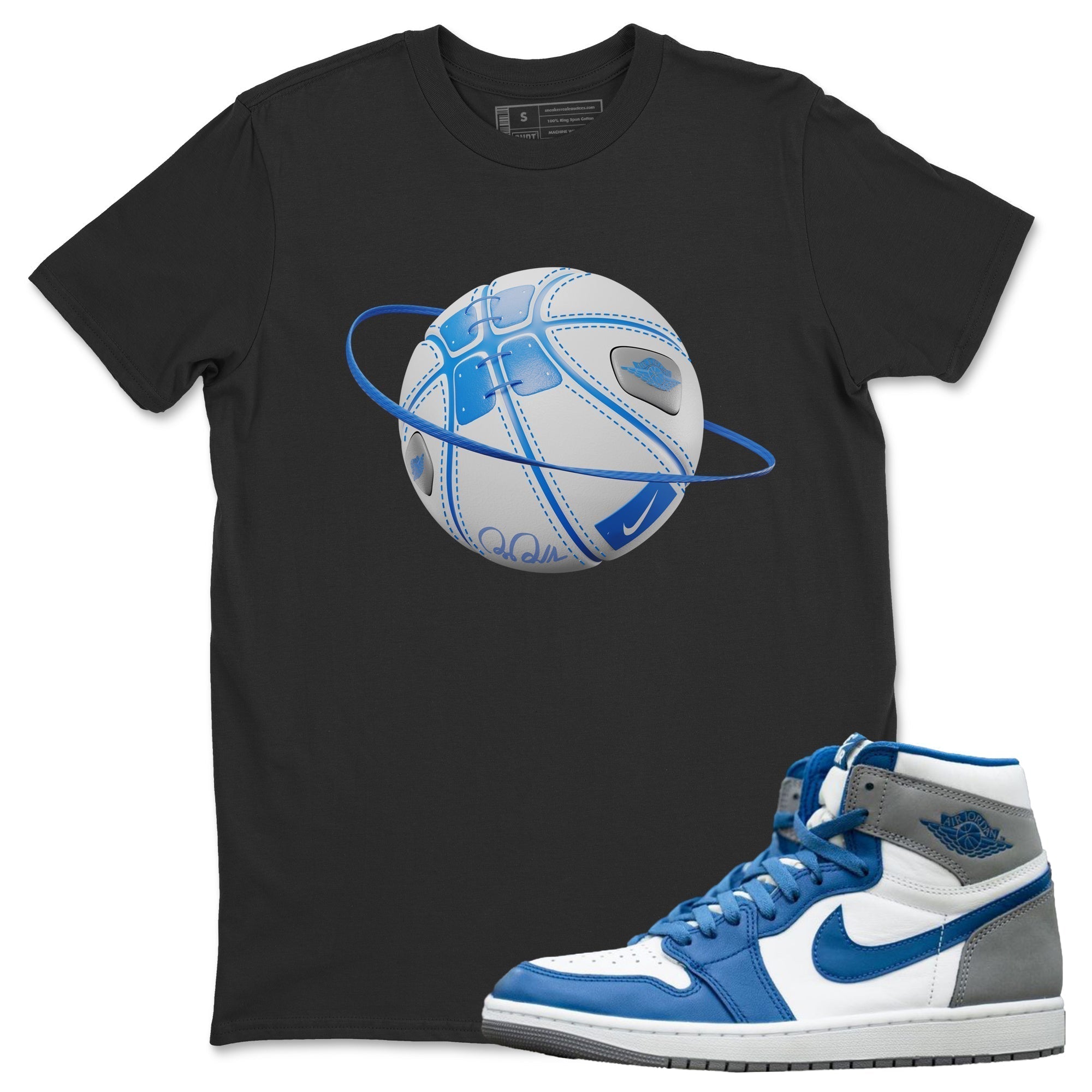 Basketball Planet Unisex Tops - Air Jordan 1 True Blue