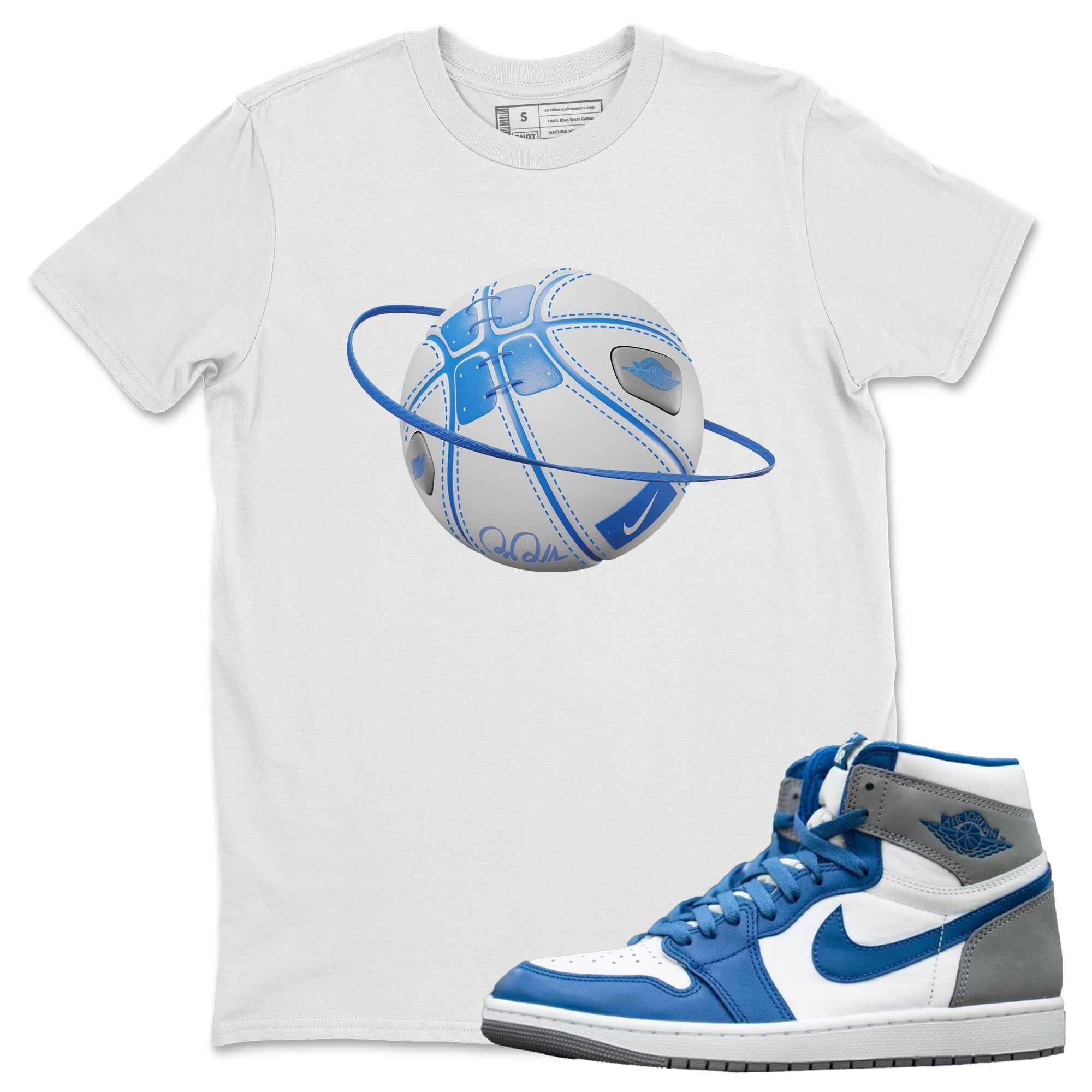 Basketball Planet Unisex Tops - Air Jordan 1 True Blue