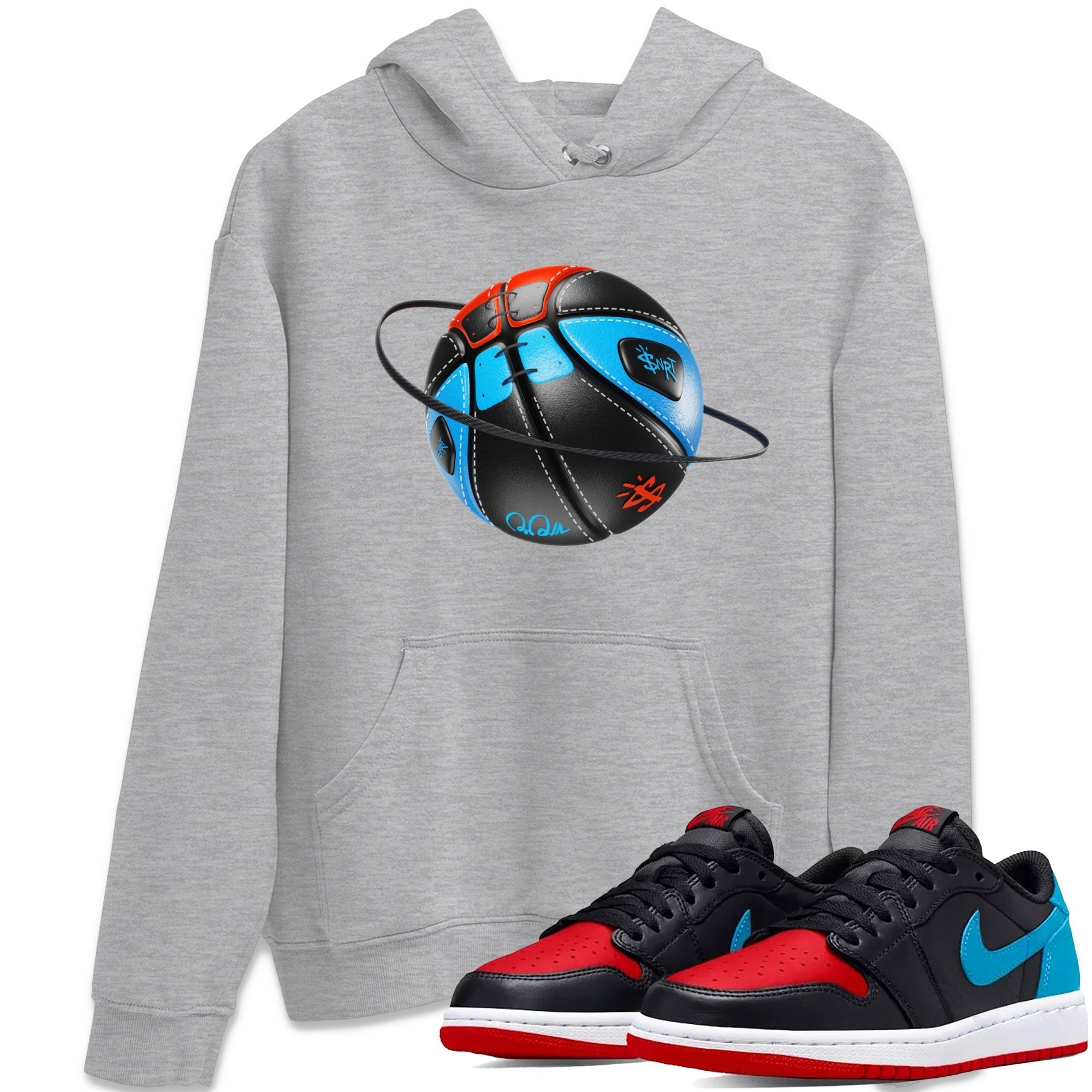 Basketball Planet Unisex Tops - Air Jordan 1 UNC to Chicago