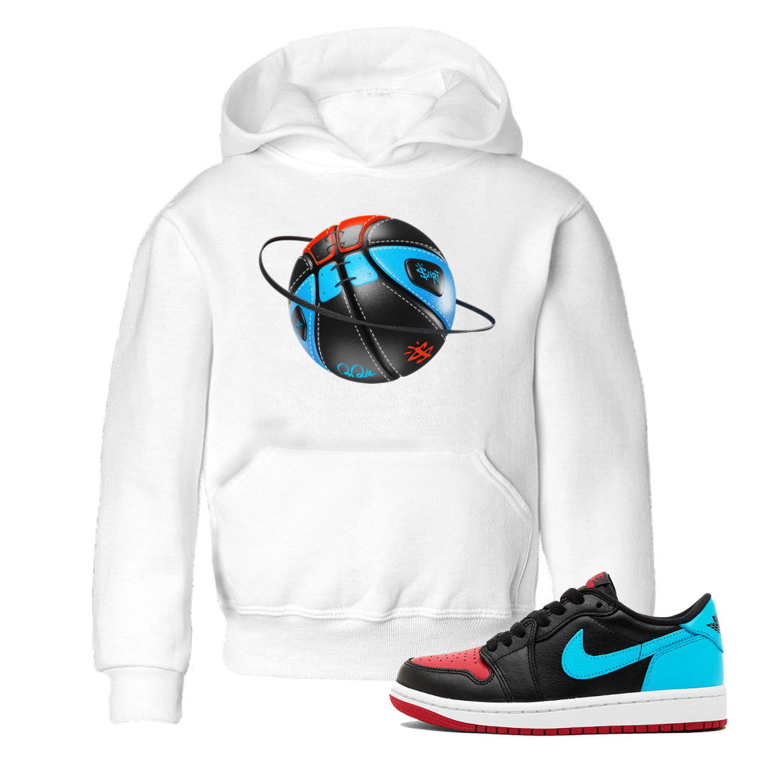 Basketball Planet Kids Tops - Air Jordan 1 UNC to Chicago
