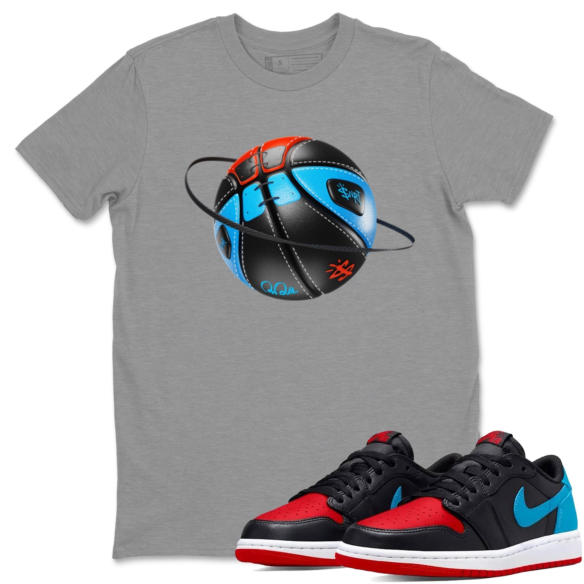 Basketball Planet Unisex Tops - Air Jordan 1 UNC to Chicago