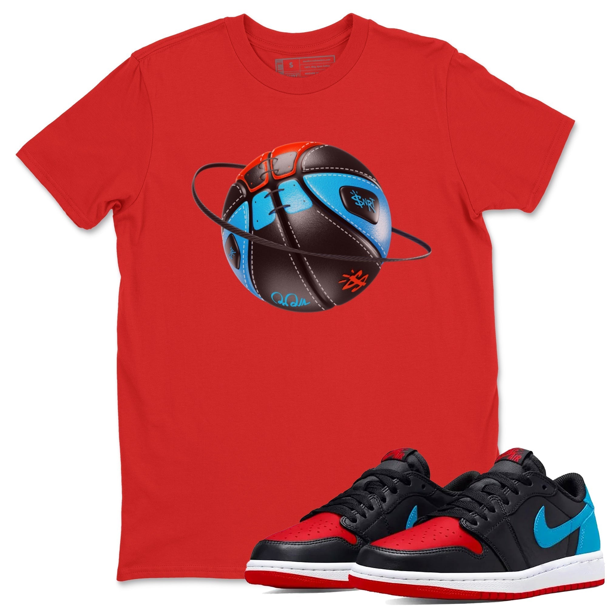 Basketball Planet Unisex Tops - Air Jordan 1 UNC to Chicago