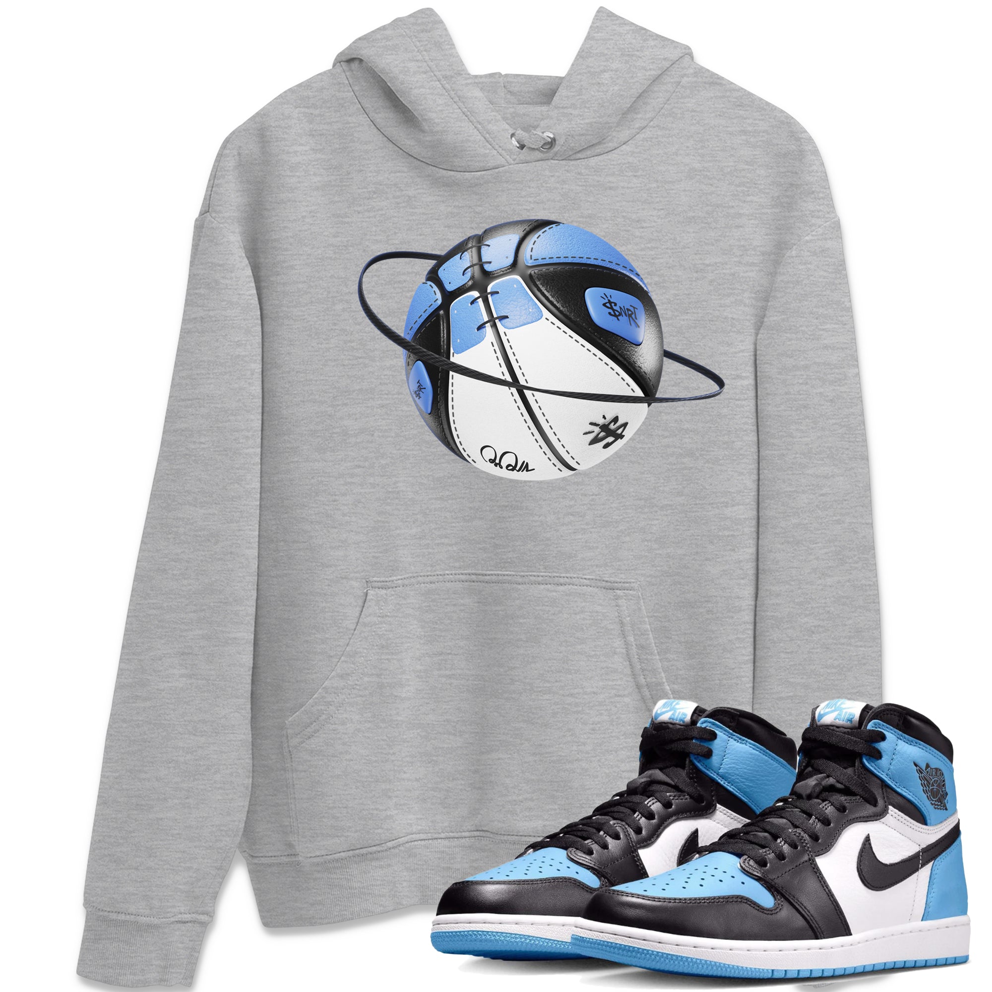 Basketball Planet Unisex Tops - Air Jordan 1 UNC Toe