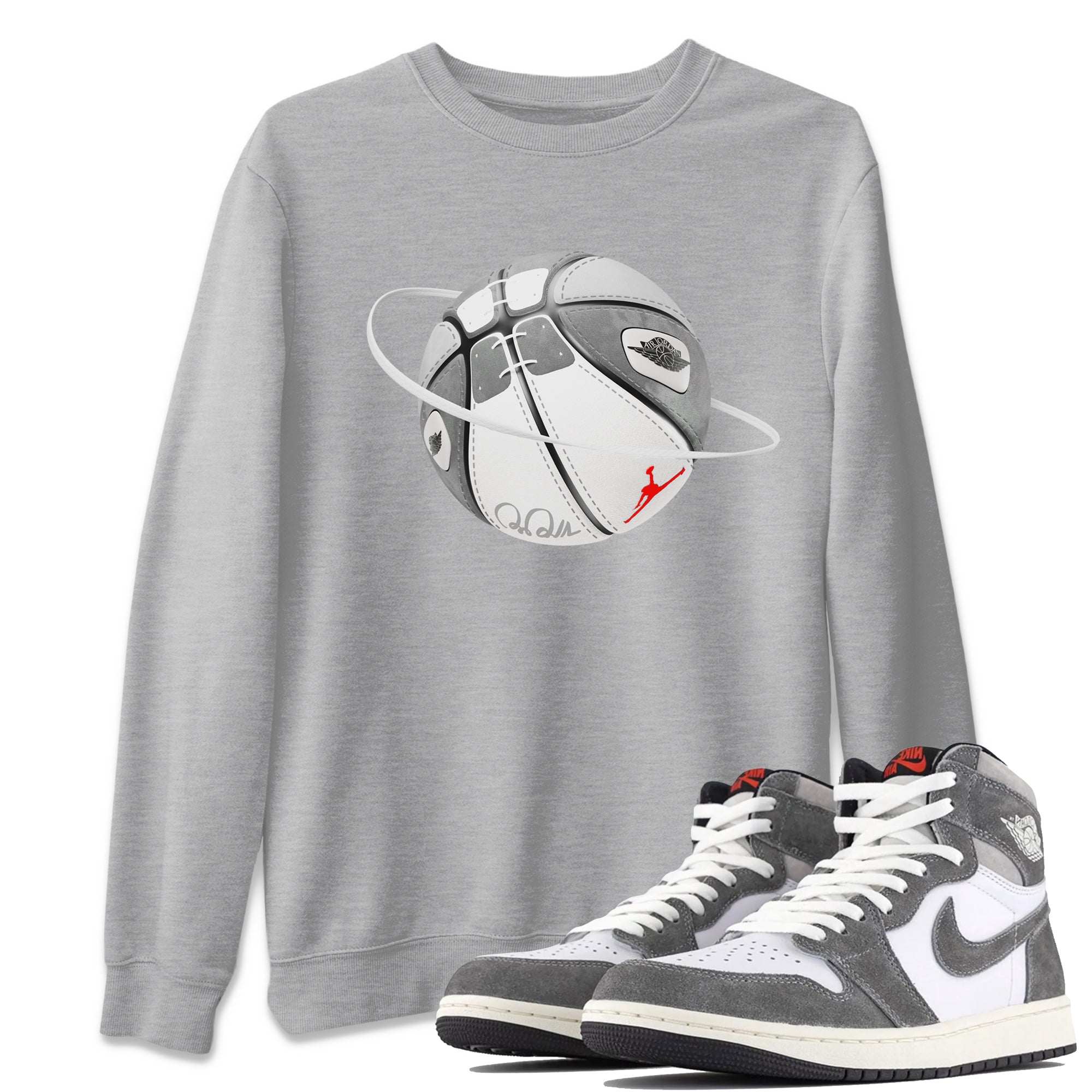 Basketball Planet Unisex Tops - Air Jordan 1 Washed Heritage