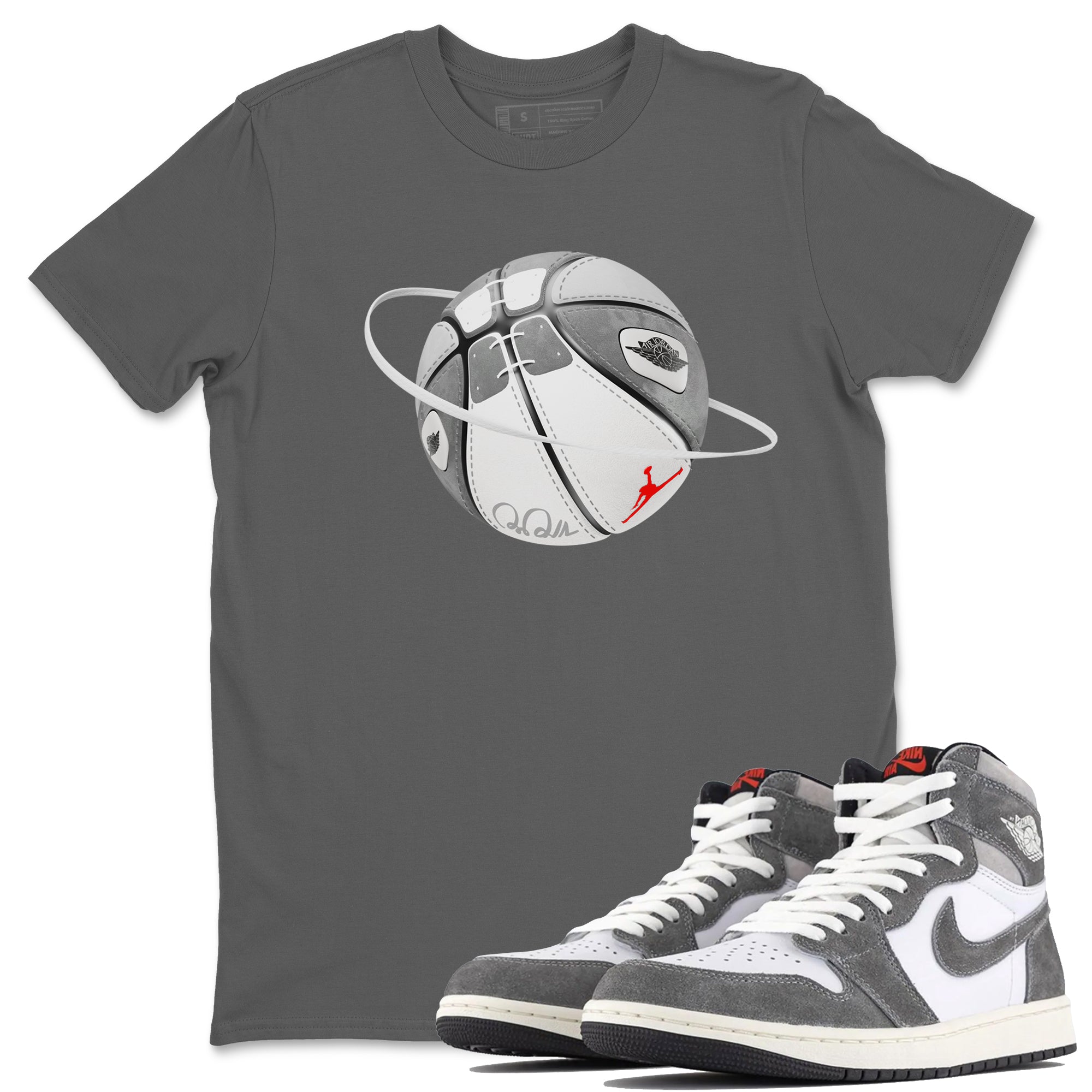Basketball Planet Unisex Tops - Air Jordan 1 Washed Heritage