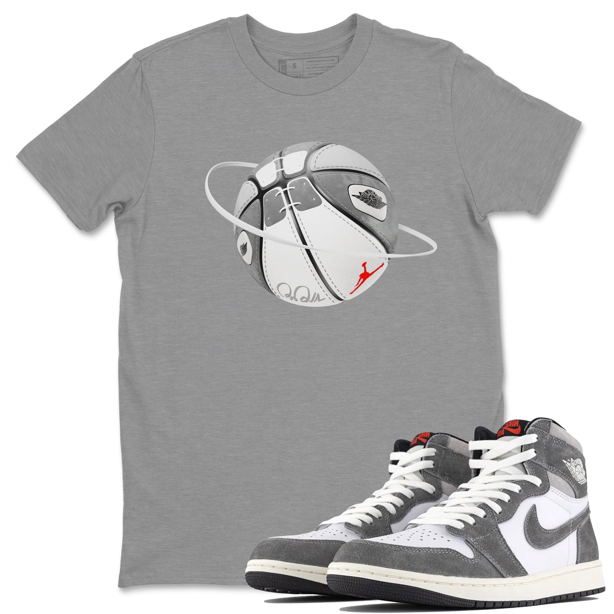 Basketball Planet Unisex Tops - Air Jordan 1 Washed Heritage