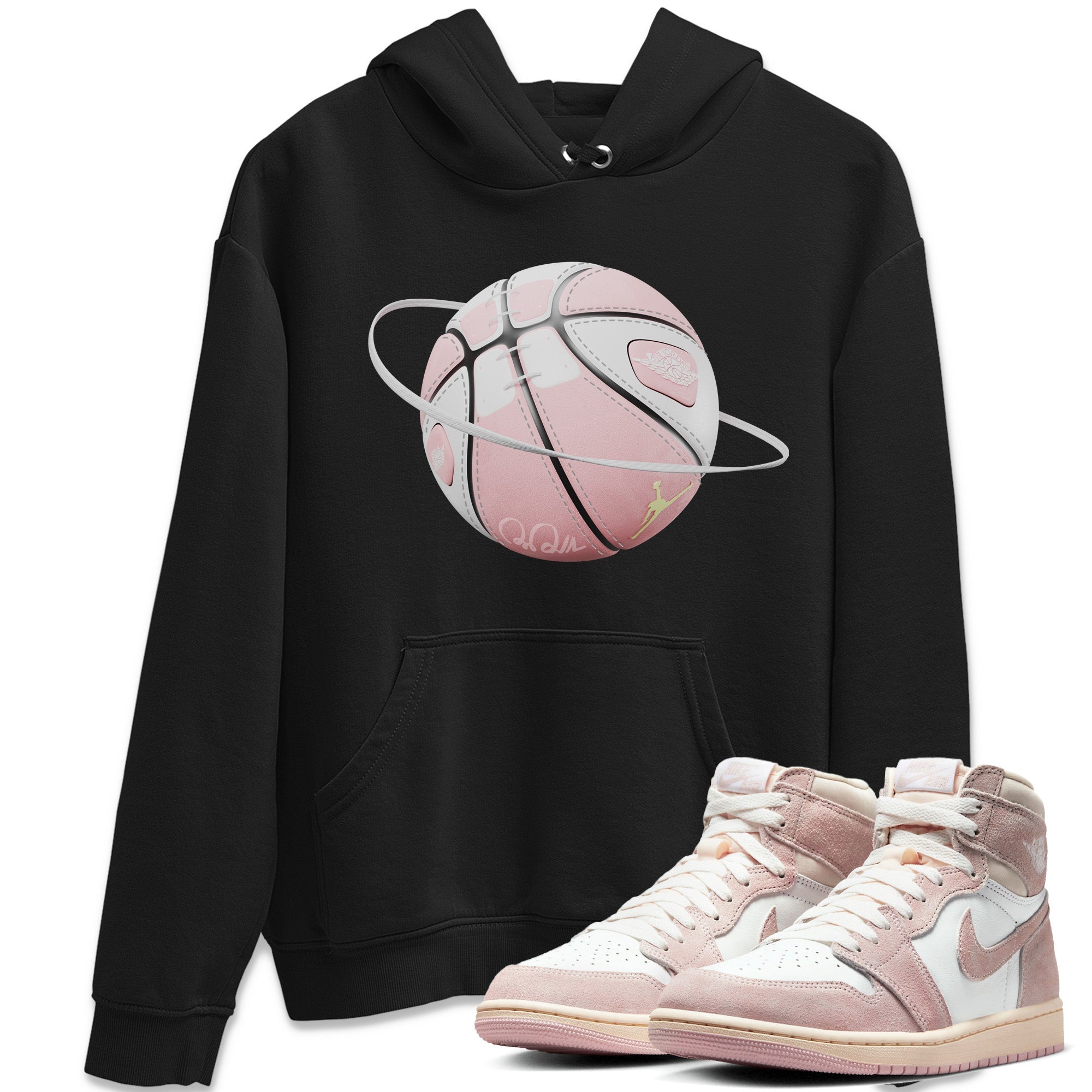 Basketball Planet Unisex Tops - Air Jordan 1 Washed Pink