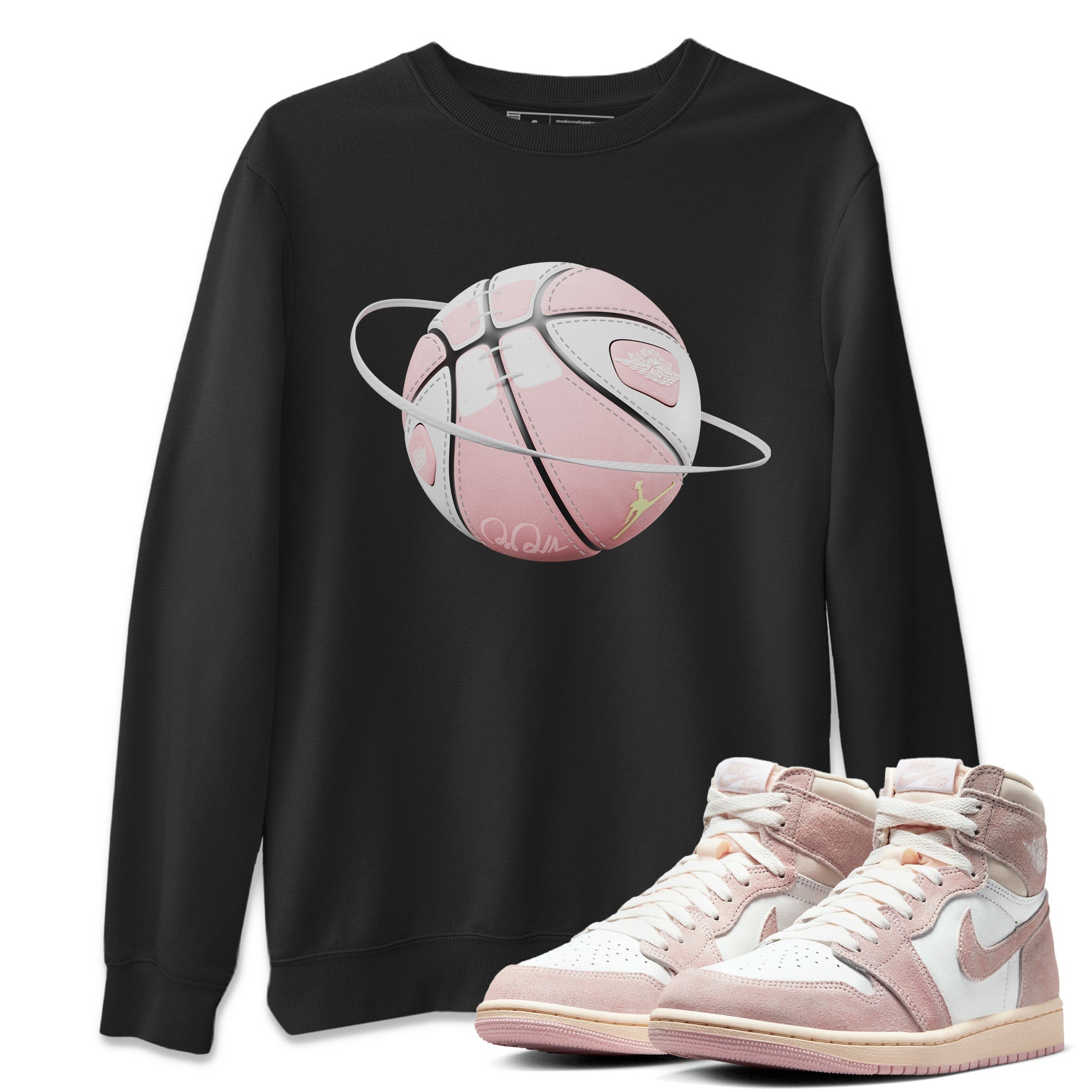 Basketball Planet Unisex Tops - Air Jordan 1 Washed Pink