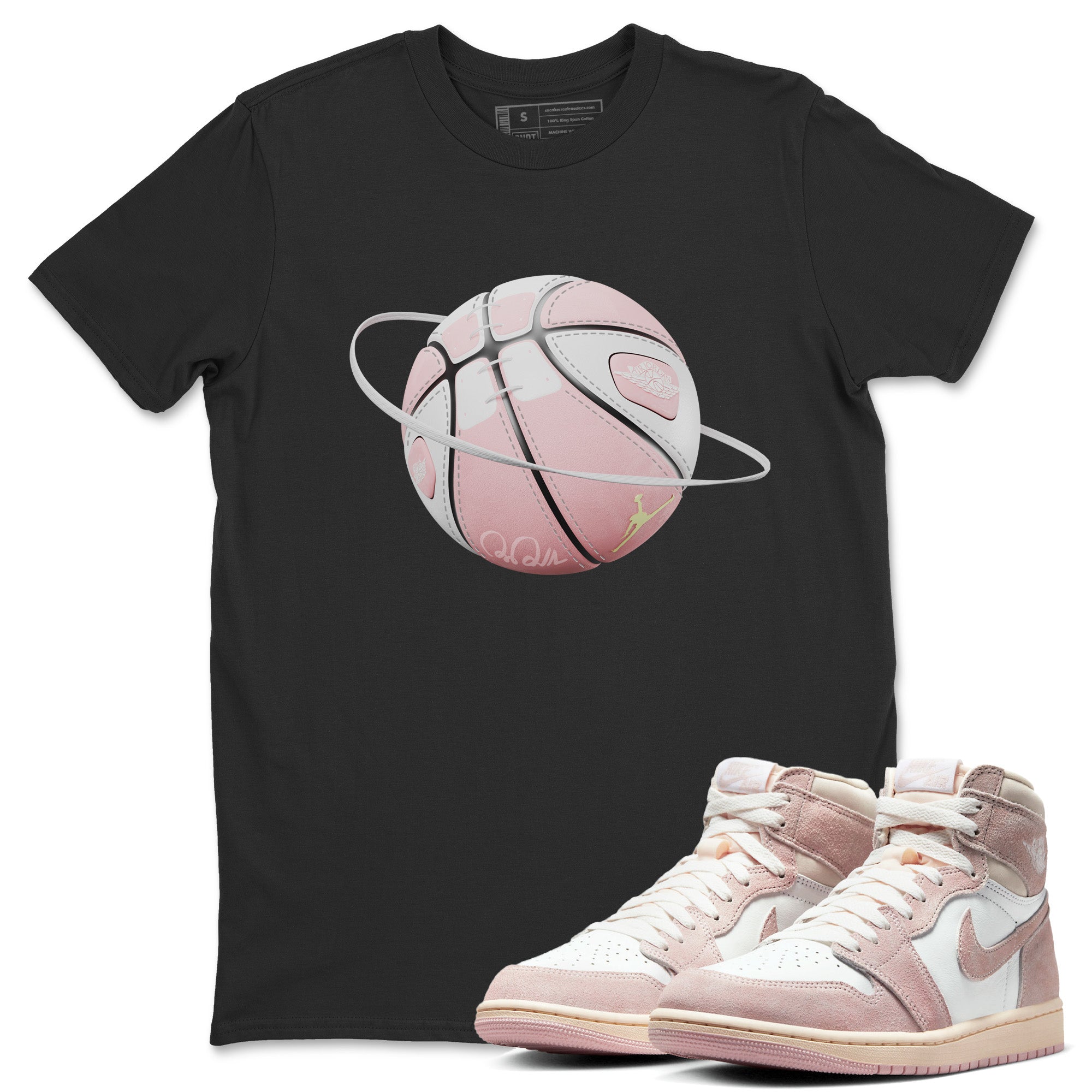 Basketball Planet Unisex Tops - Air Jordan 1 Washed Pink