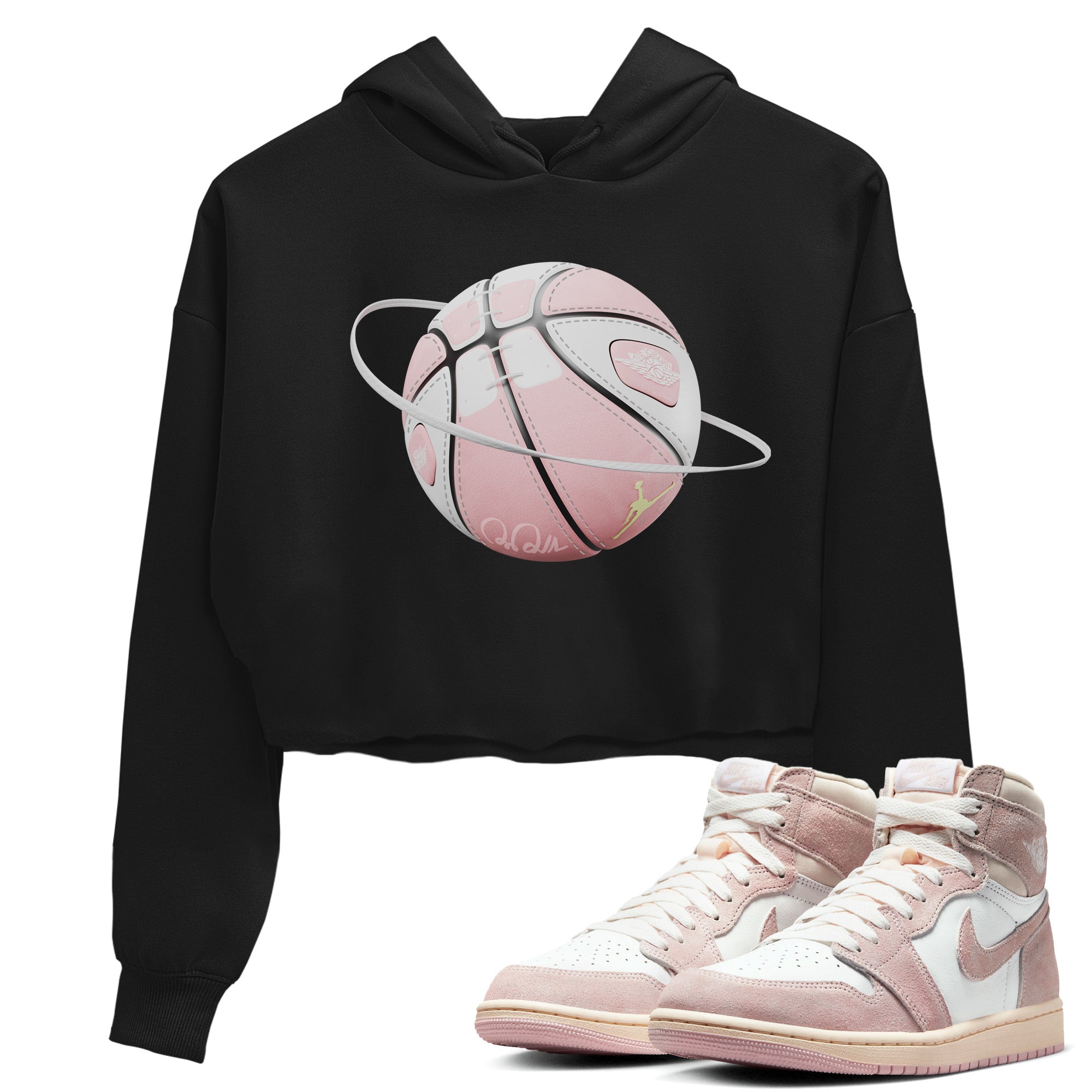 Basketball Planet Women's Tops - Air Jordan 1 Washed Pink