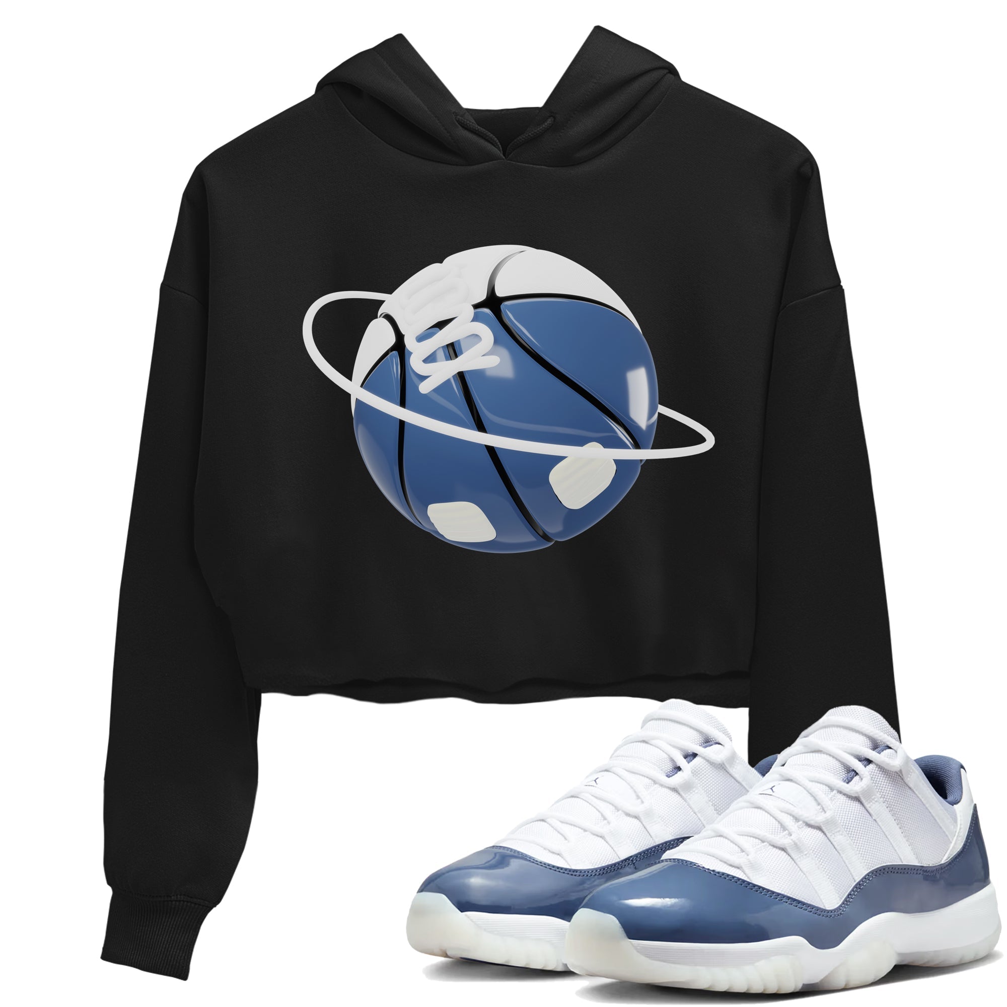 Basketball Planet snkmatch Women's Top - Air Jordan 11 Diffused Blue