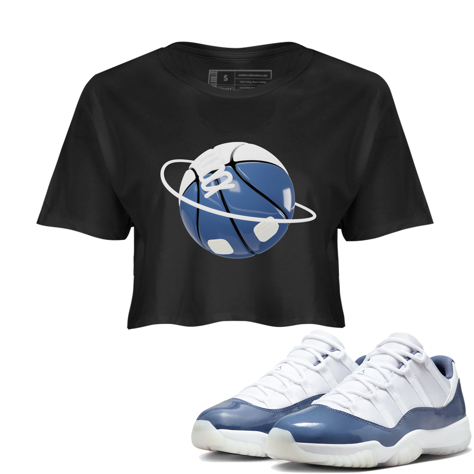 Basketball Planet snkmatch Women's Top - Air Jordan 11 Diffused Blue