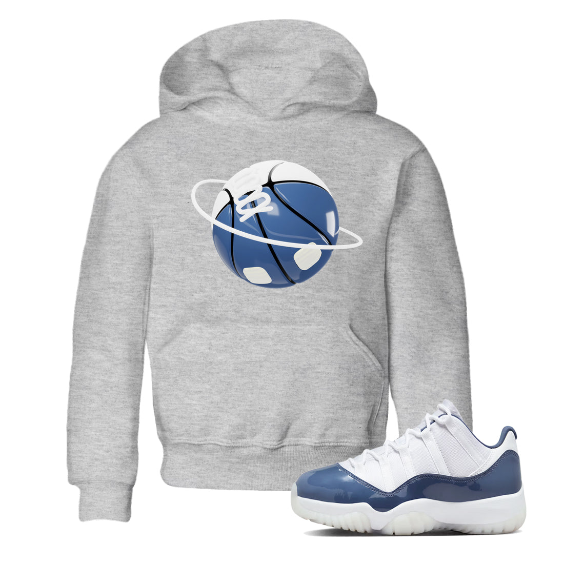 Basketball Planet snkmatch Tees Kids - Air Jordan 11 Diffused Blue