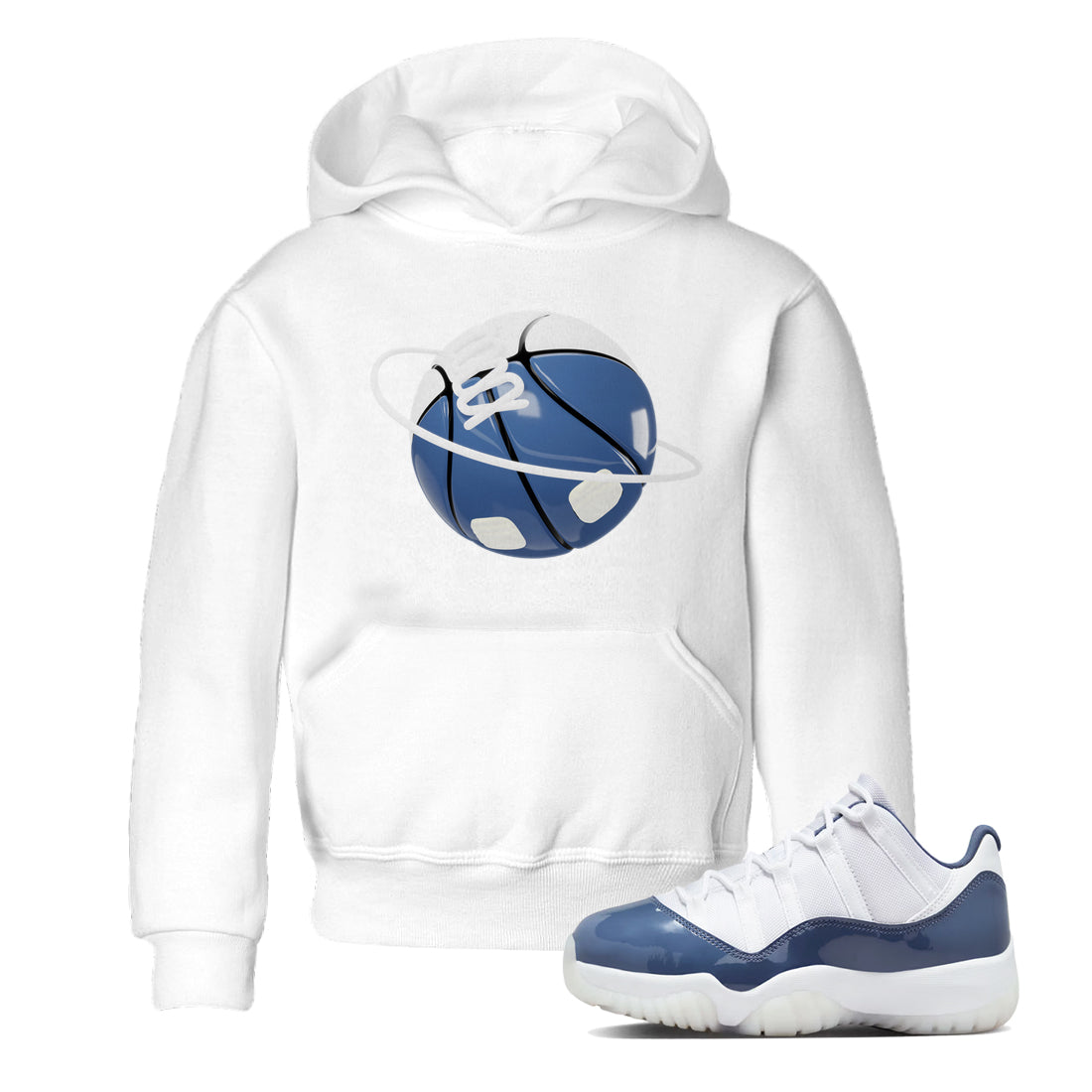 Basketball Planet snkmatch Tees Kids - Air Jordan 11 Diffused Blue