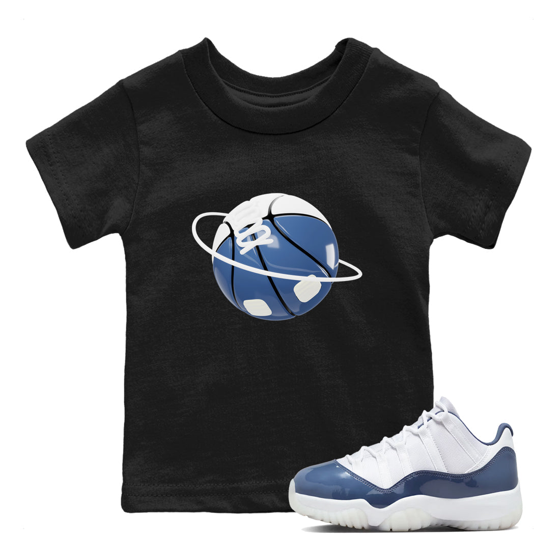 Basketball Planet snkmatch Tees Kids - Air Jordan 11 Diffused Blue