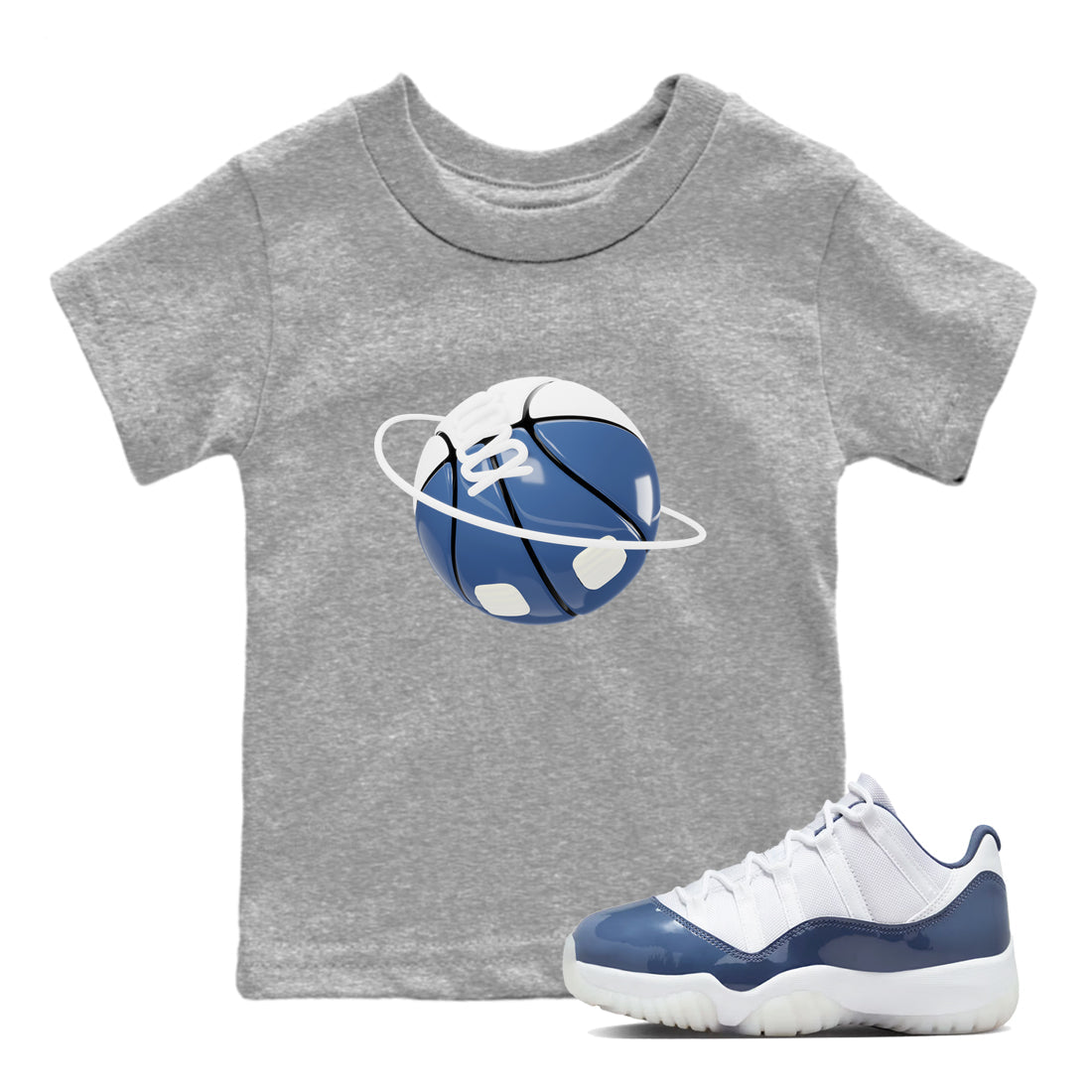Basketball Planet snkmatch Tees Kids - Air Jordan 11 Diffused Blue