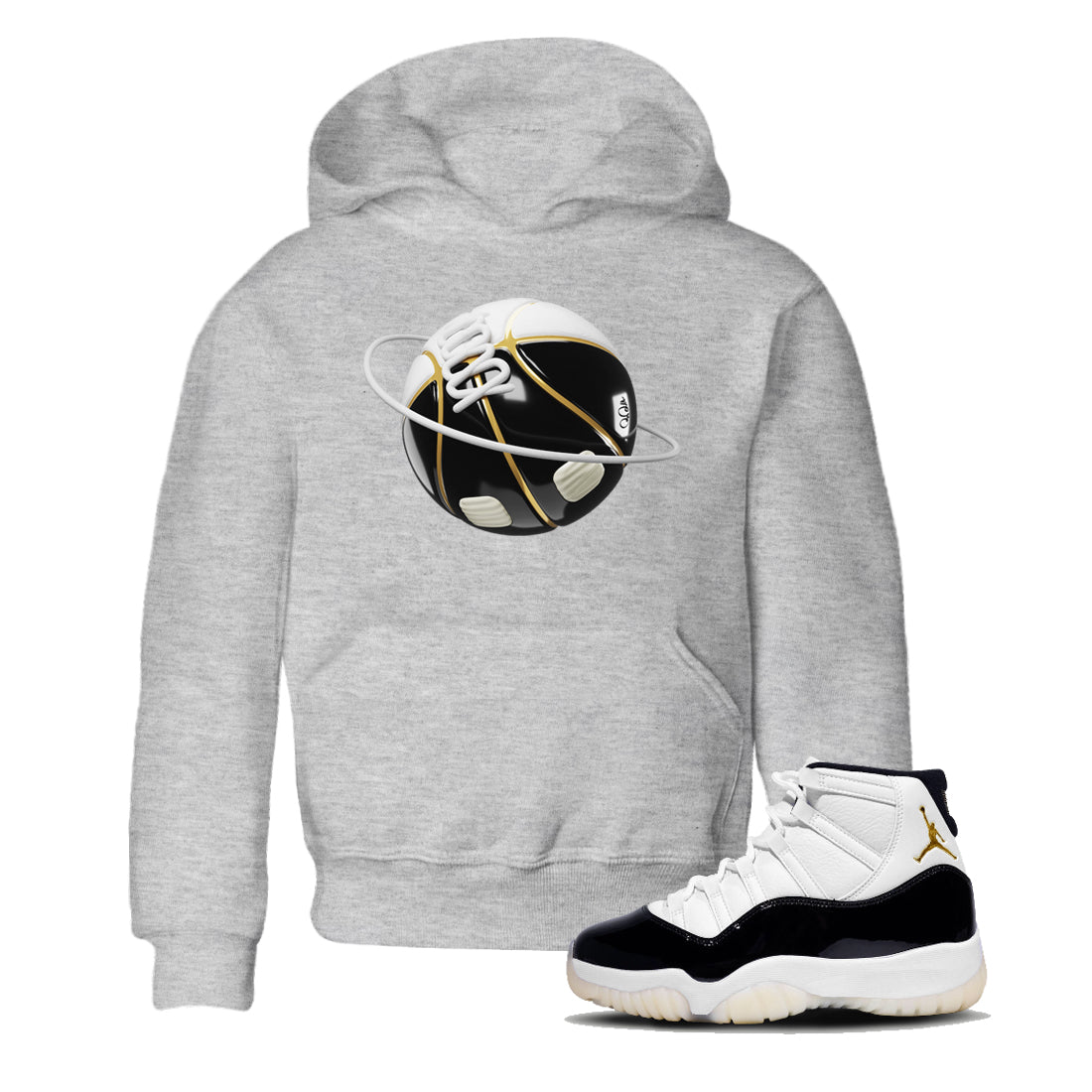 Basketball Planet snkmatch Tee Kids - Air Jordan 11 Gratitude