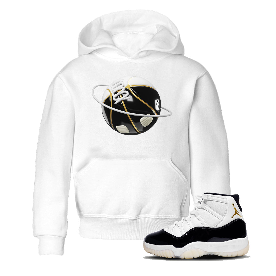 Basketball Planet snkmatch Tee Kids - Air Jordan 11 Gratitude