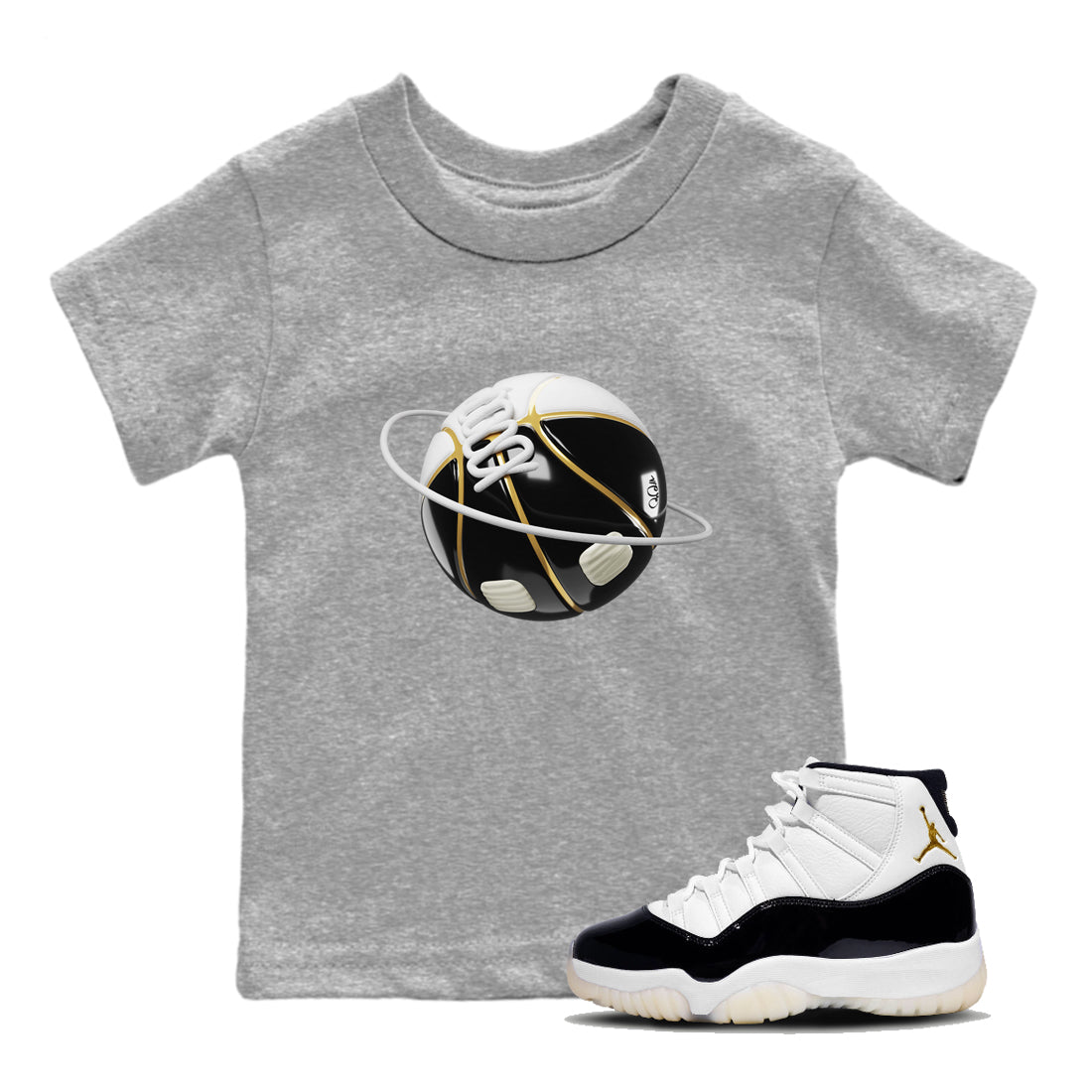 Basketball Planet snkmatch Tee Kids - Air Jordan 11 Gratitude