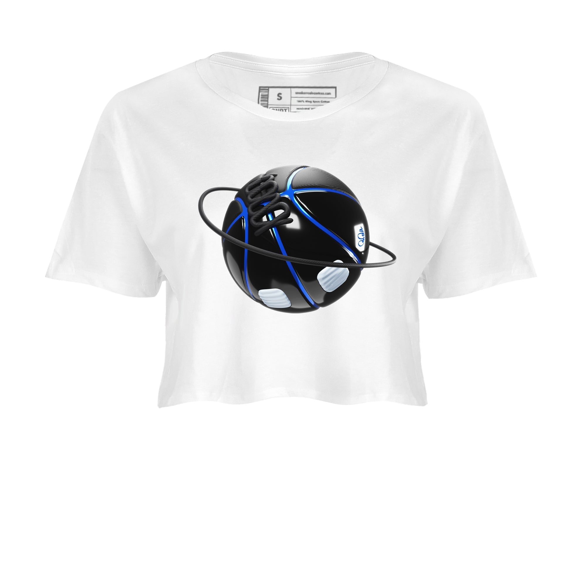 Basketball Planet snkmatch Women's Top - Air Jordan 11 Black and Varsity Royal