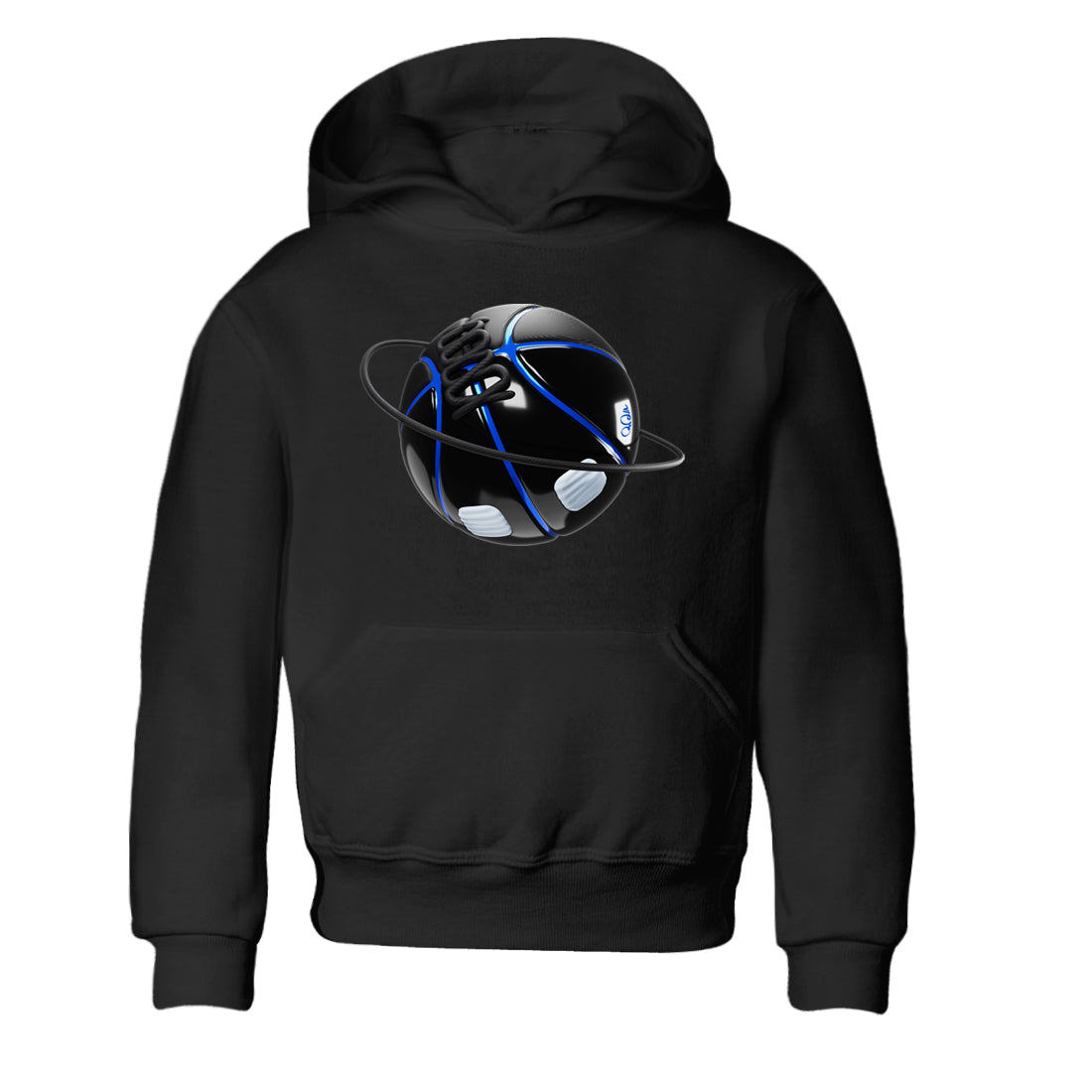 Basketball Planet snkmatch Tees Kids - Air Jordan 11 Black and Varsity Royal