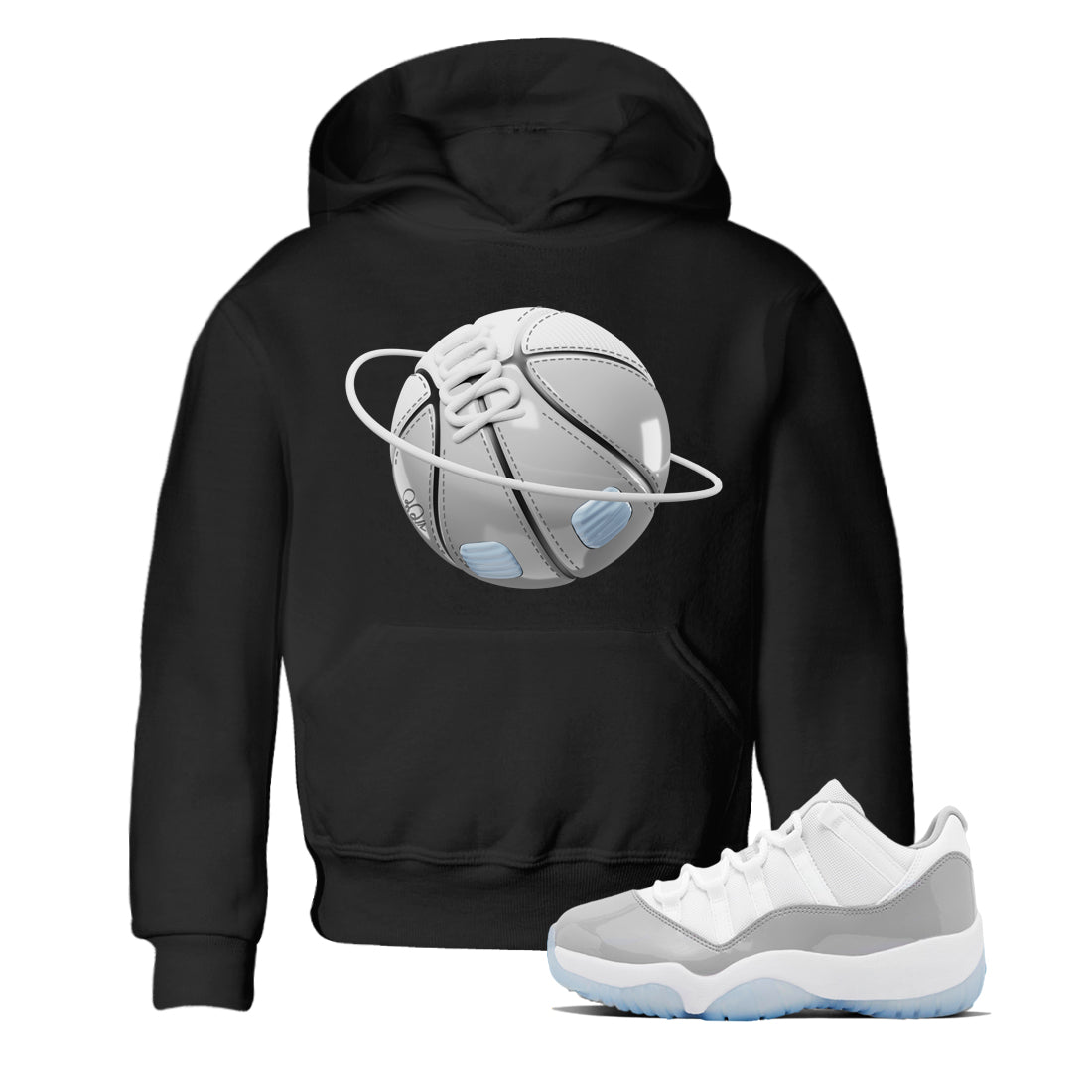 Basketball Planet Kids Tops - Air Jordan 11 White Cement