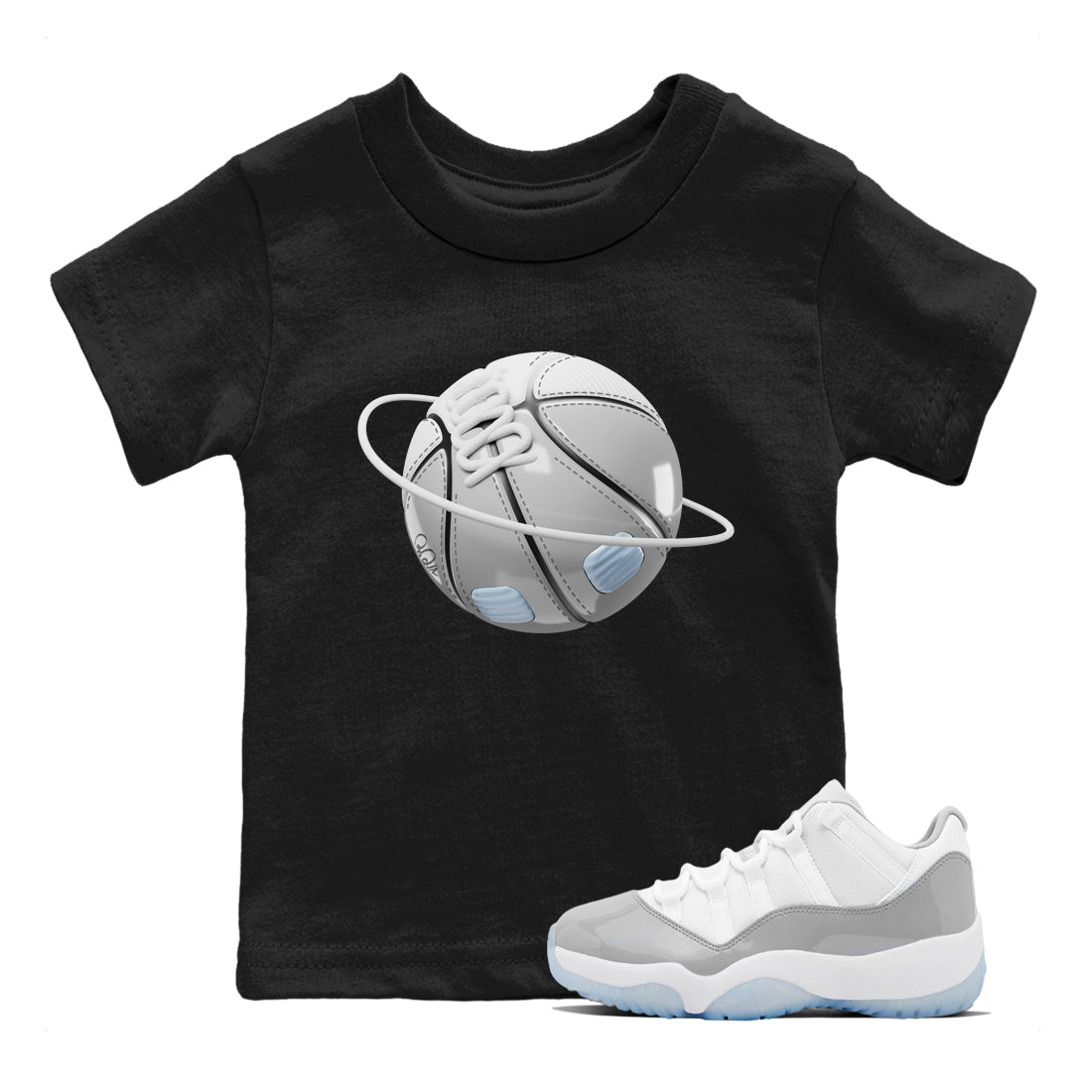 Basketball Planet Kids Tops - Air Jordan 11 White Cement
