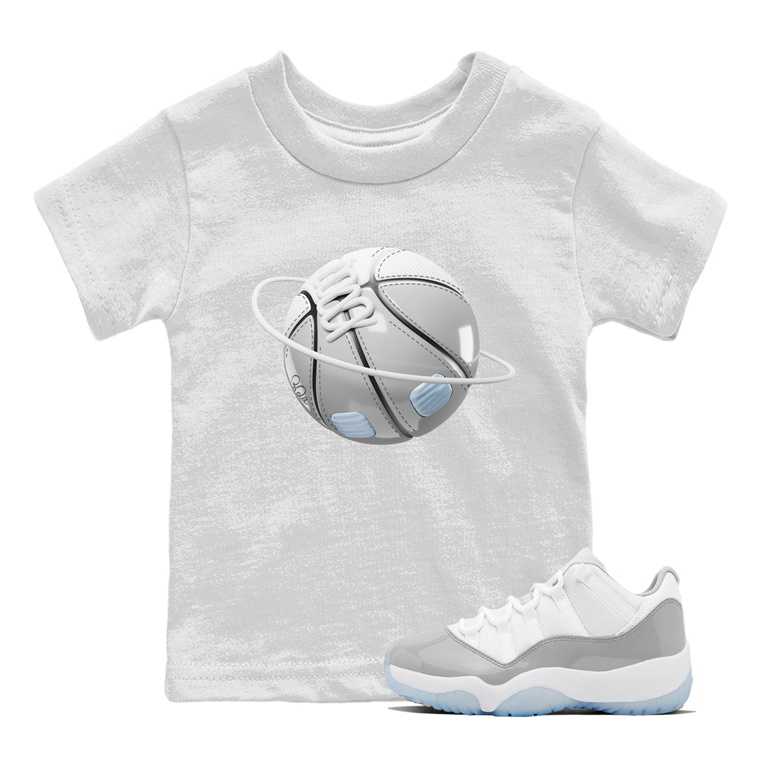 Basketball Planet Kids Tops - Air Jordan 11 White Cement
