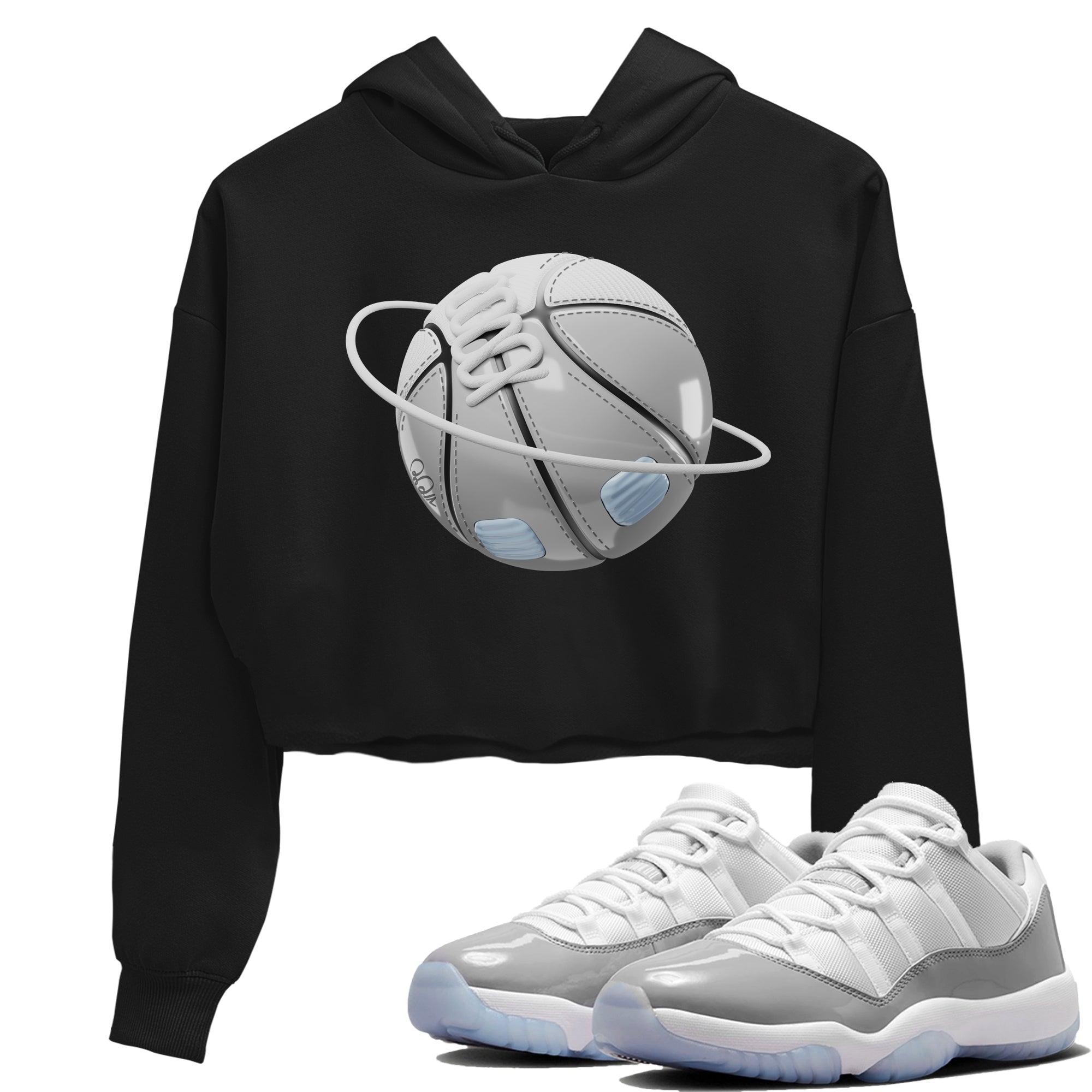 Basketball Planet Women's Tops - Air Jordan 11 White Cement