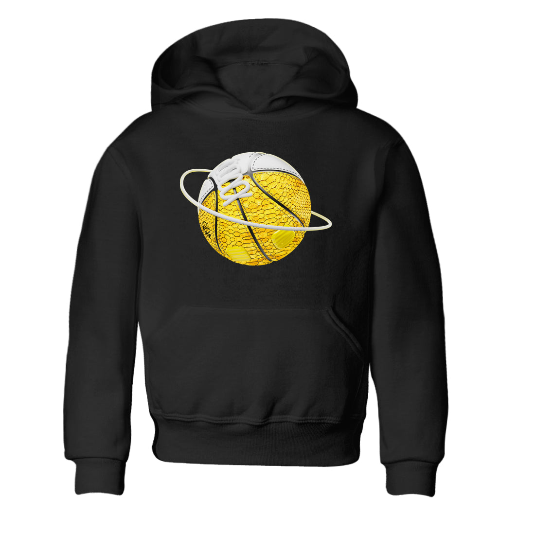 Basketball Planet Kids Tops - Air Jordan 11 Yellow Python
