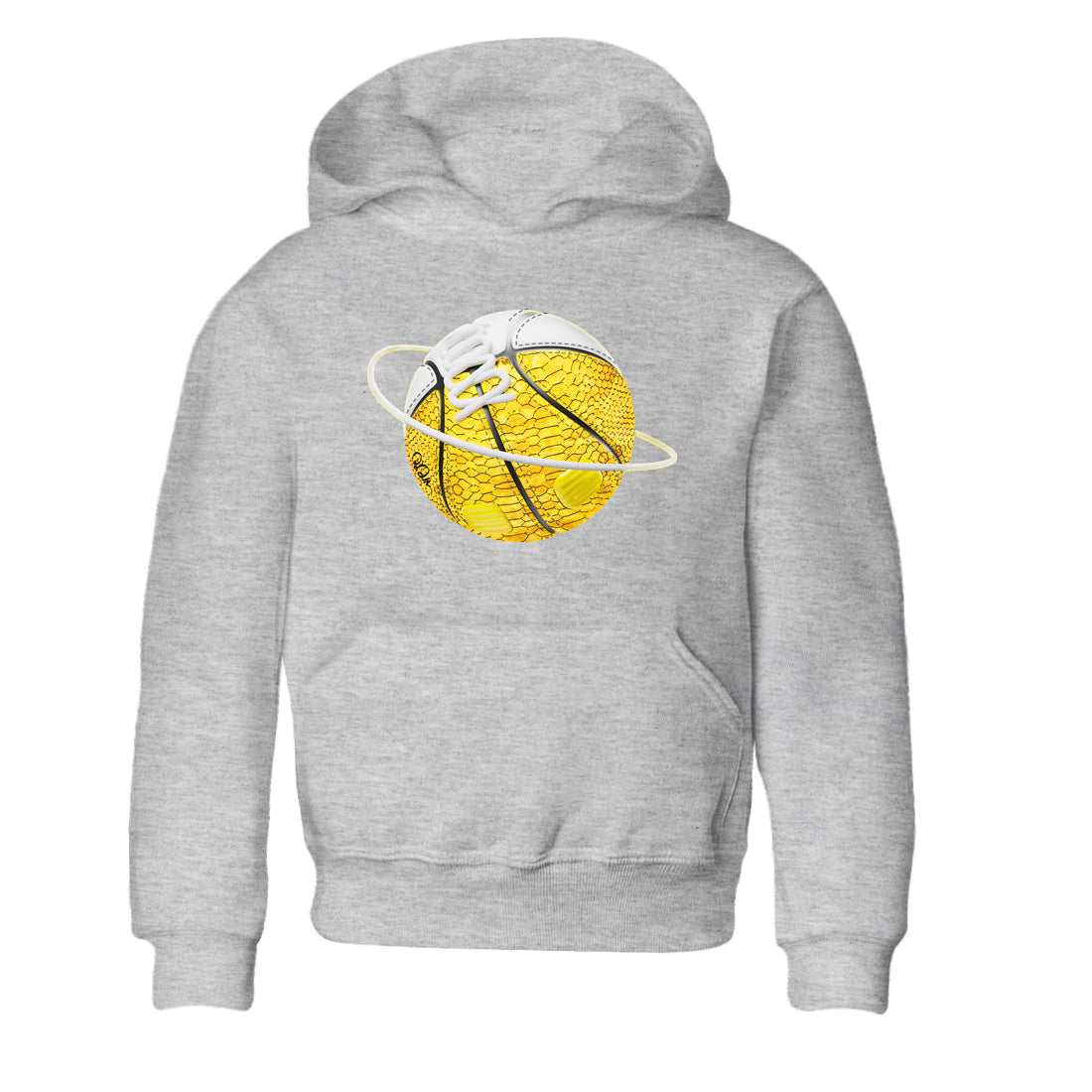 Basketball Planet Kids Tops - Air Jordan 11 Yellow Python