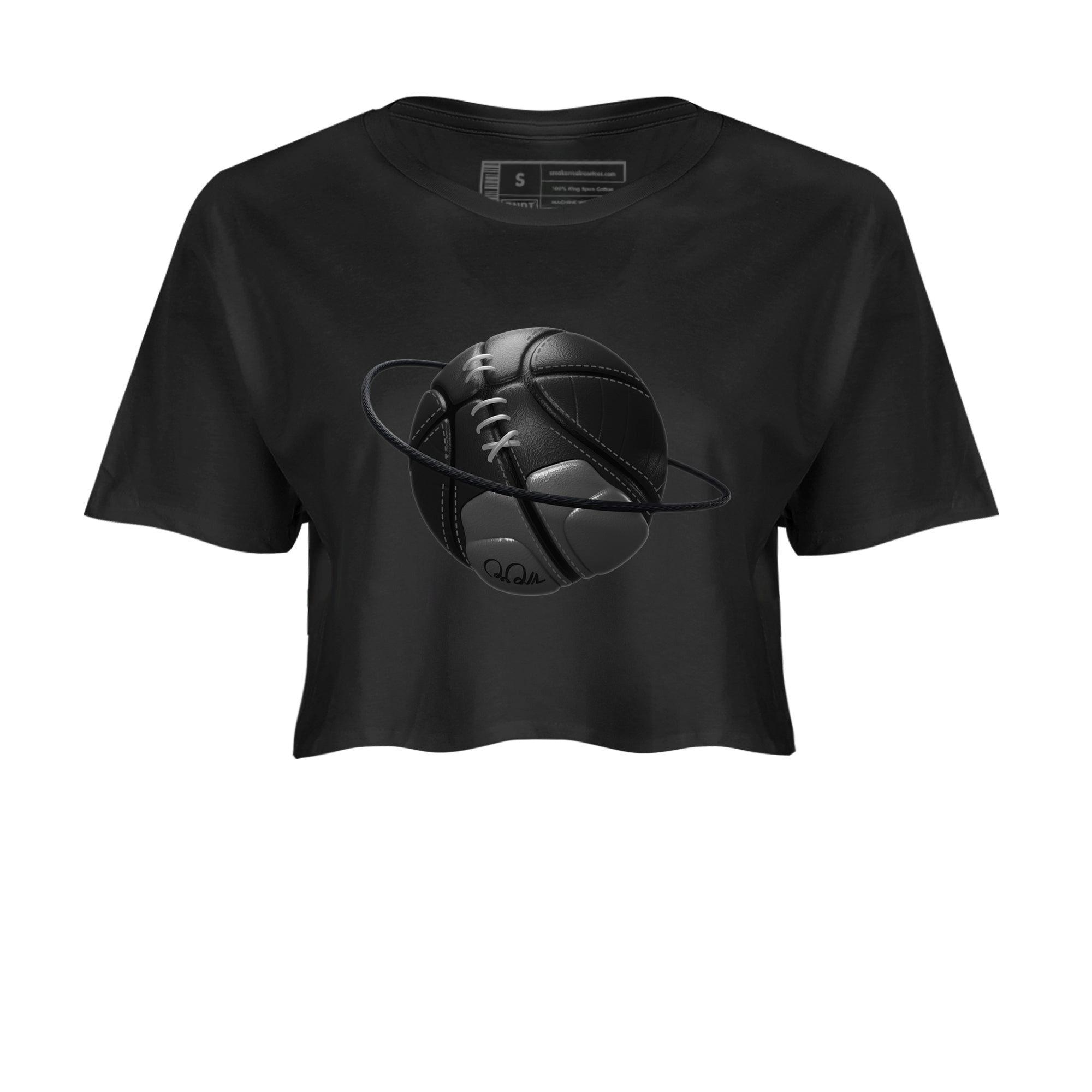 Basketball Planet snkmatch Women's Top - Air Jordan 12 Black Wolf Grey