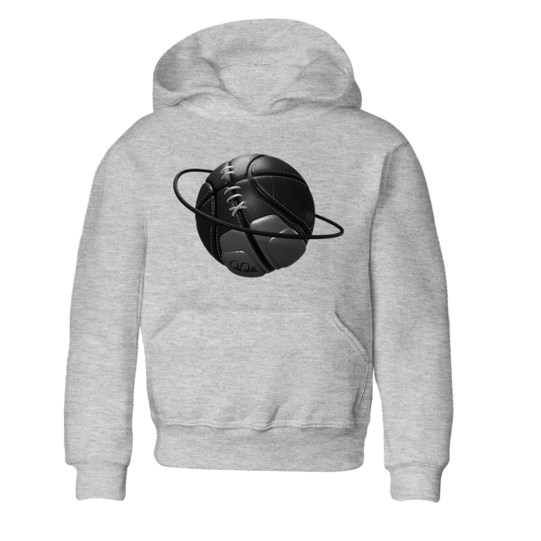 Basketball Planet snkmatch Tees Kids - Air Jordan 12 Black Wolf Grey