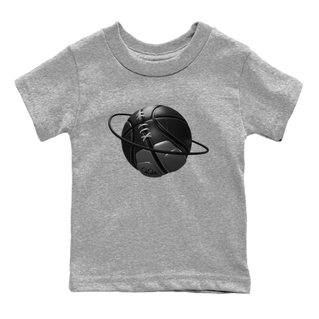 Basketball Planet snkmatch Tees Kids - Air Jordan 12 Black Wolf Grey