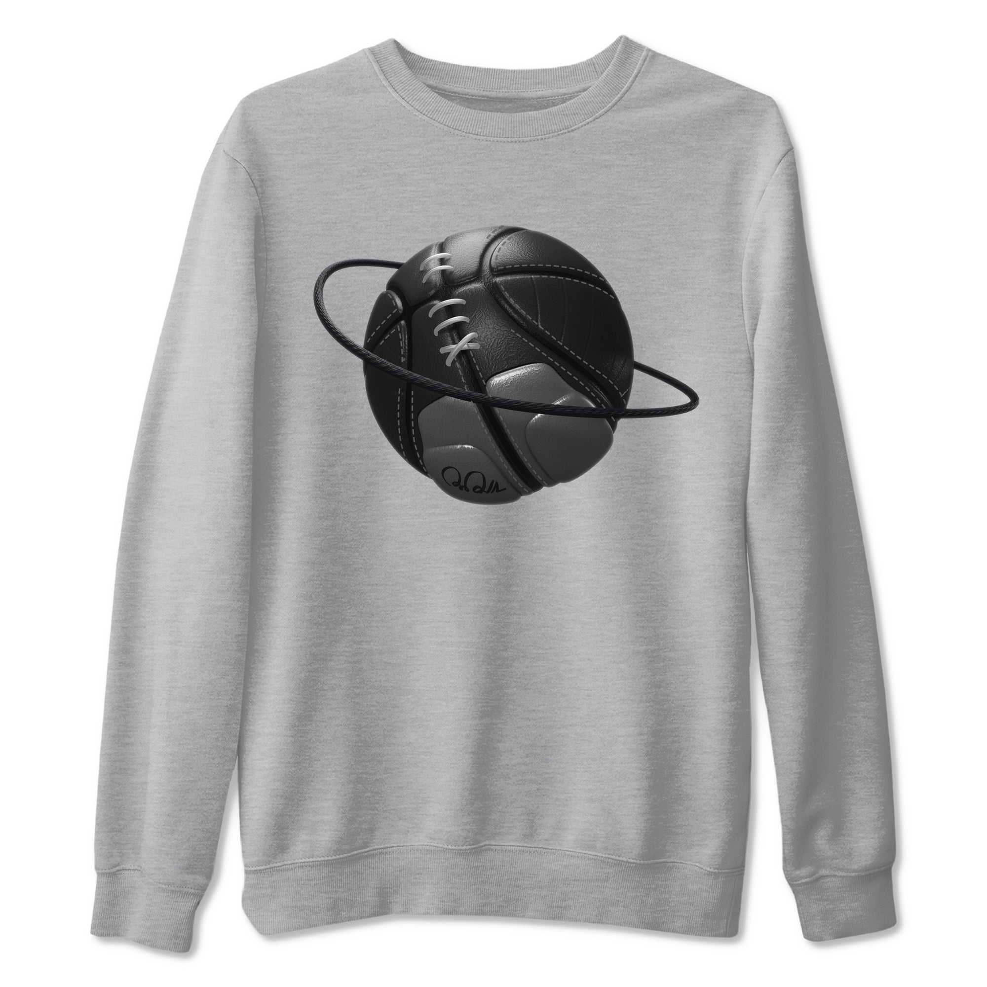 Basketball Planet snkmatch Tees - Air Jordan 12 Black Wolf Grey