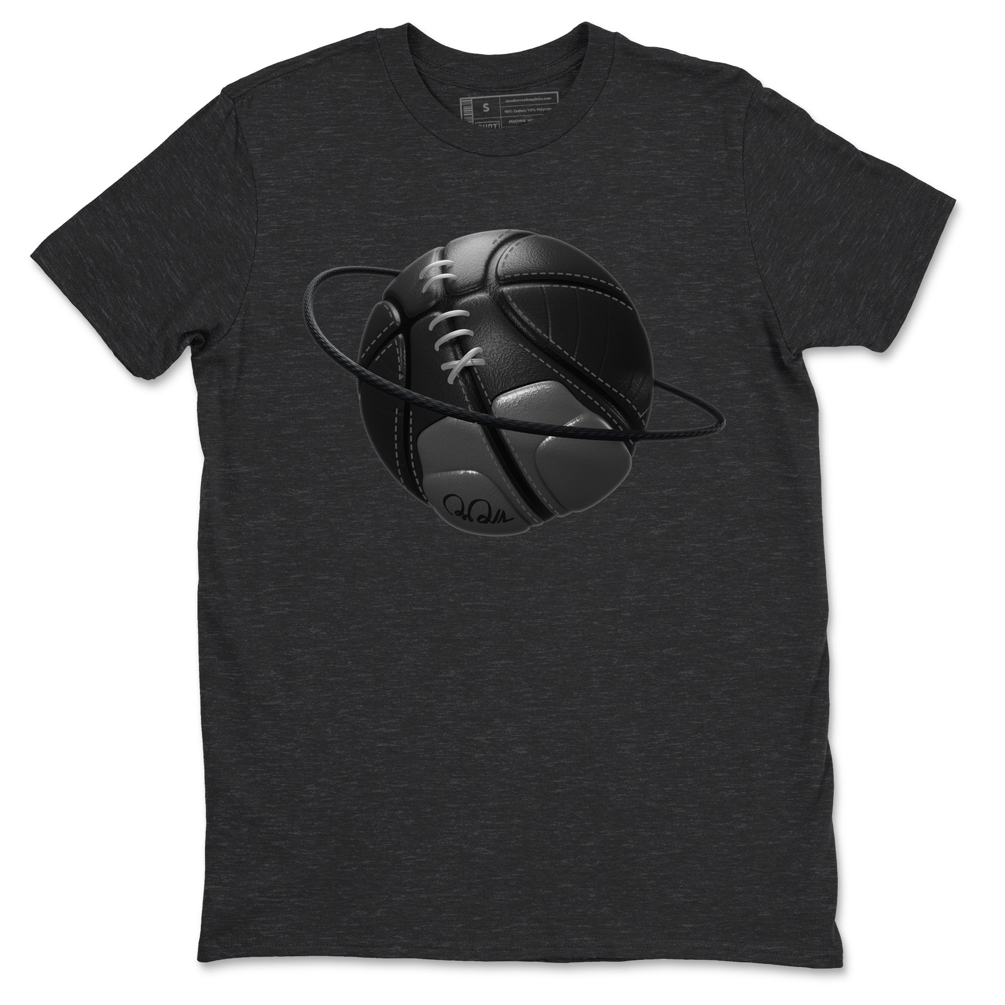 Basketball Planet snkmatch Tees - Air Jordan 12 Black Wolf Grey