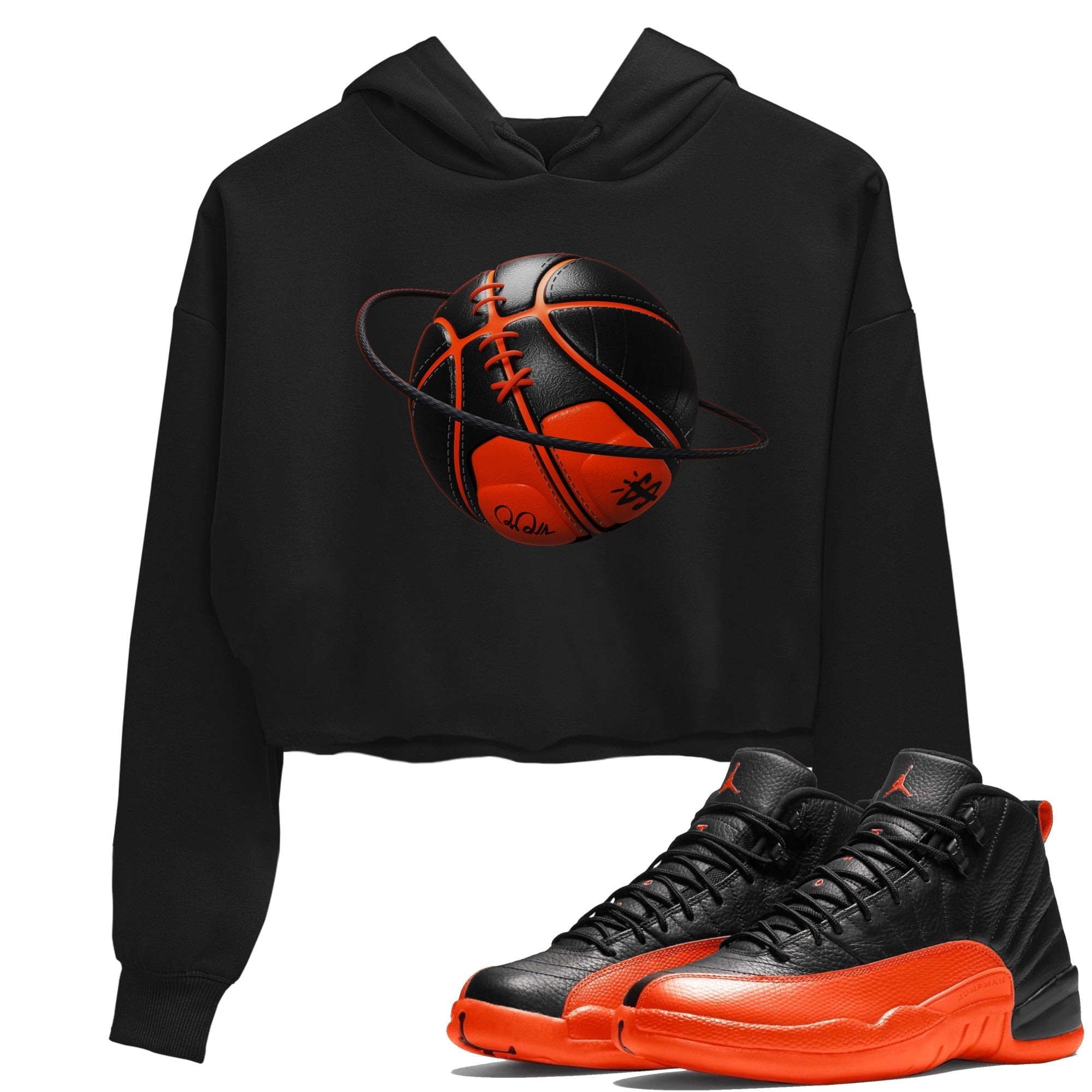 Basketball Planet Women's Tops - Air Jordan 12 Brilliant Orange